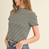 All Seasons Stripe Tee - alldeserved.com