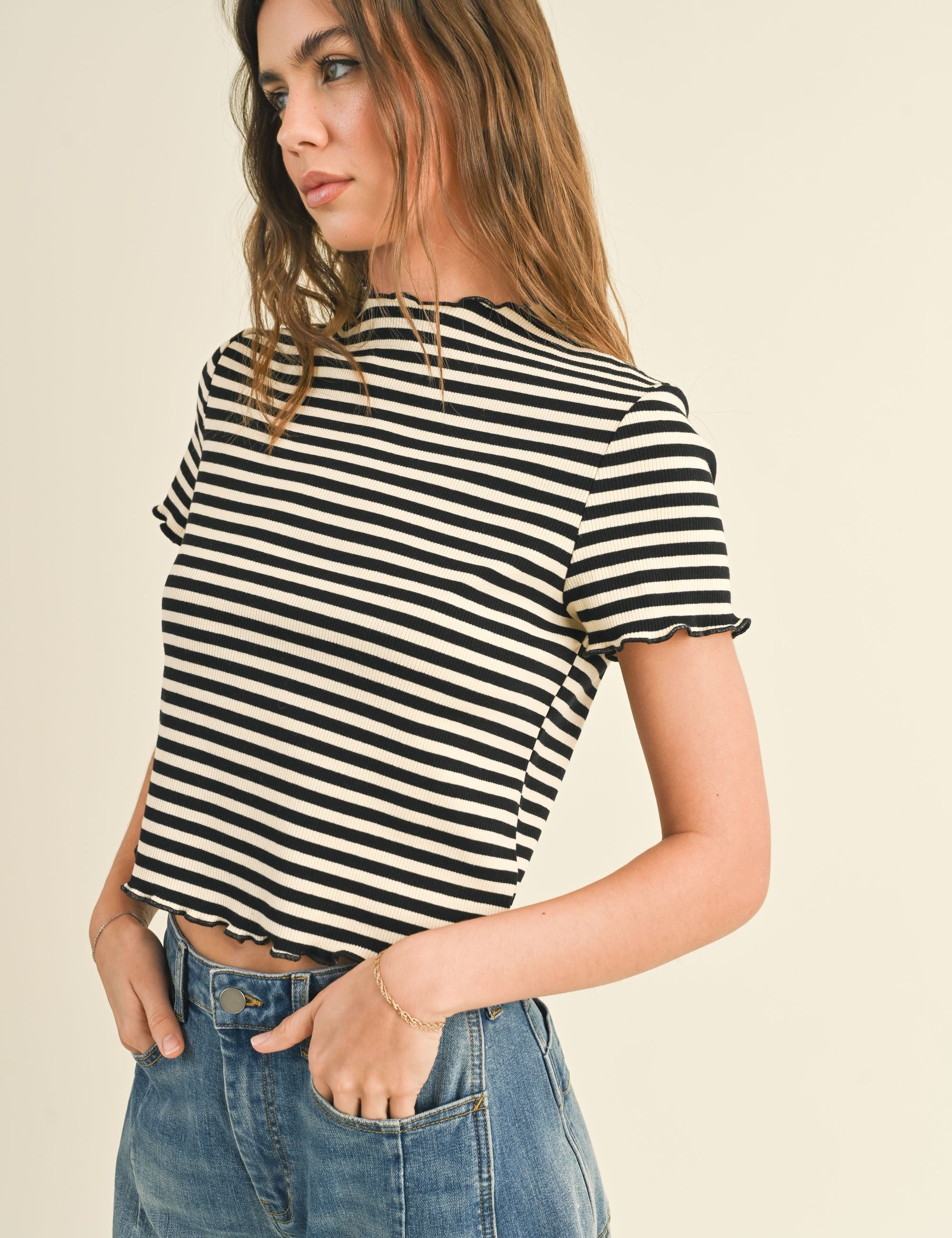 All Seasons Stripe Tee - alldeserved.com