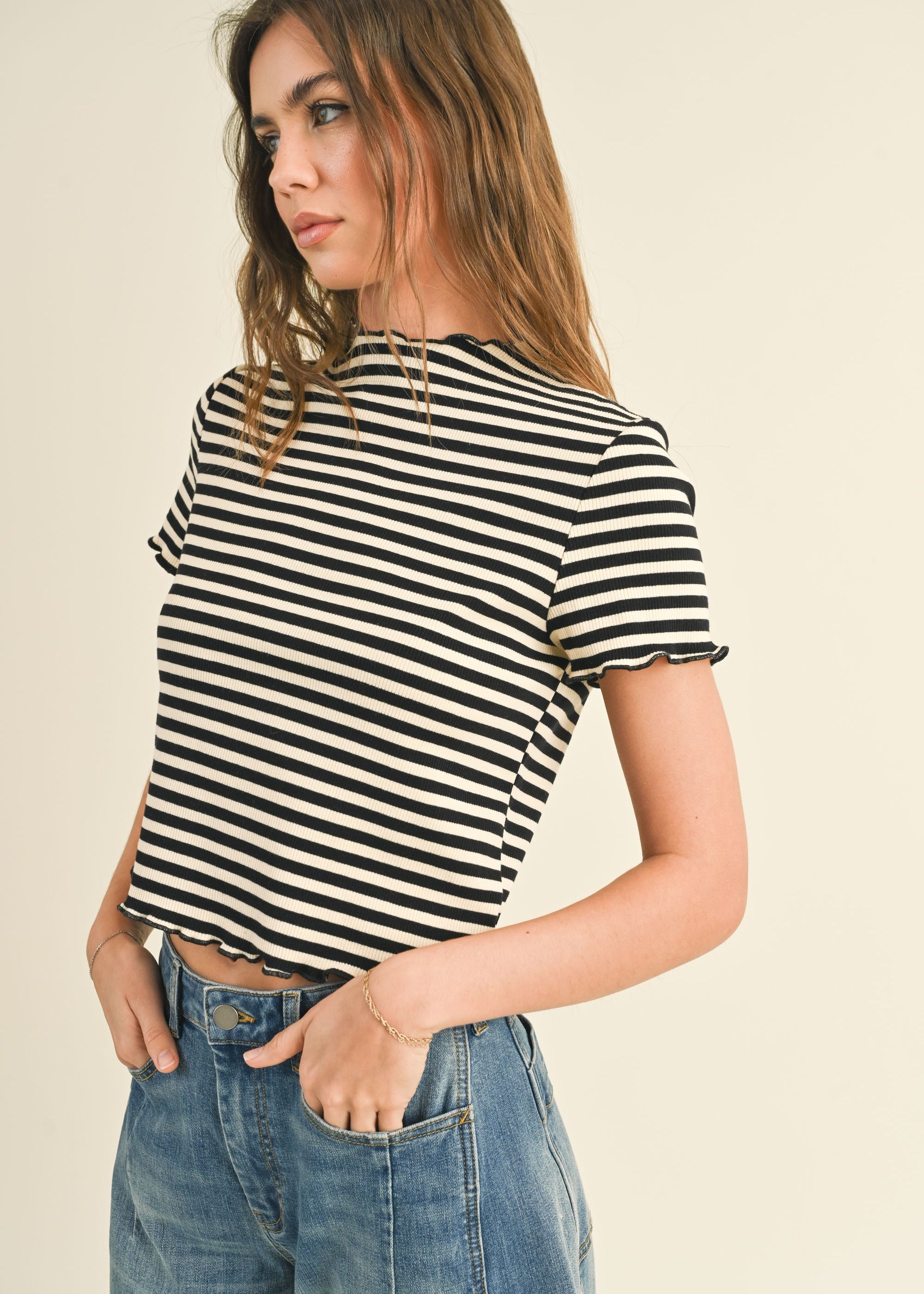 All Seasons Stripe Tee - alldeserved.com