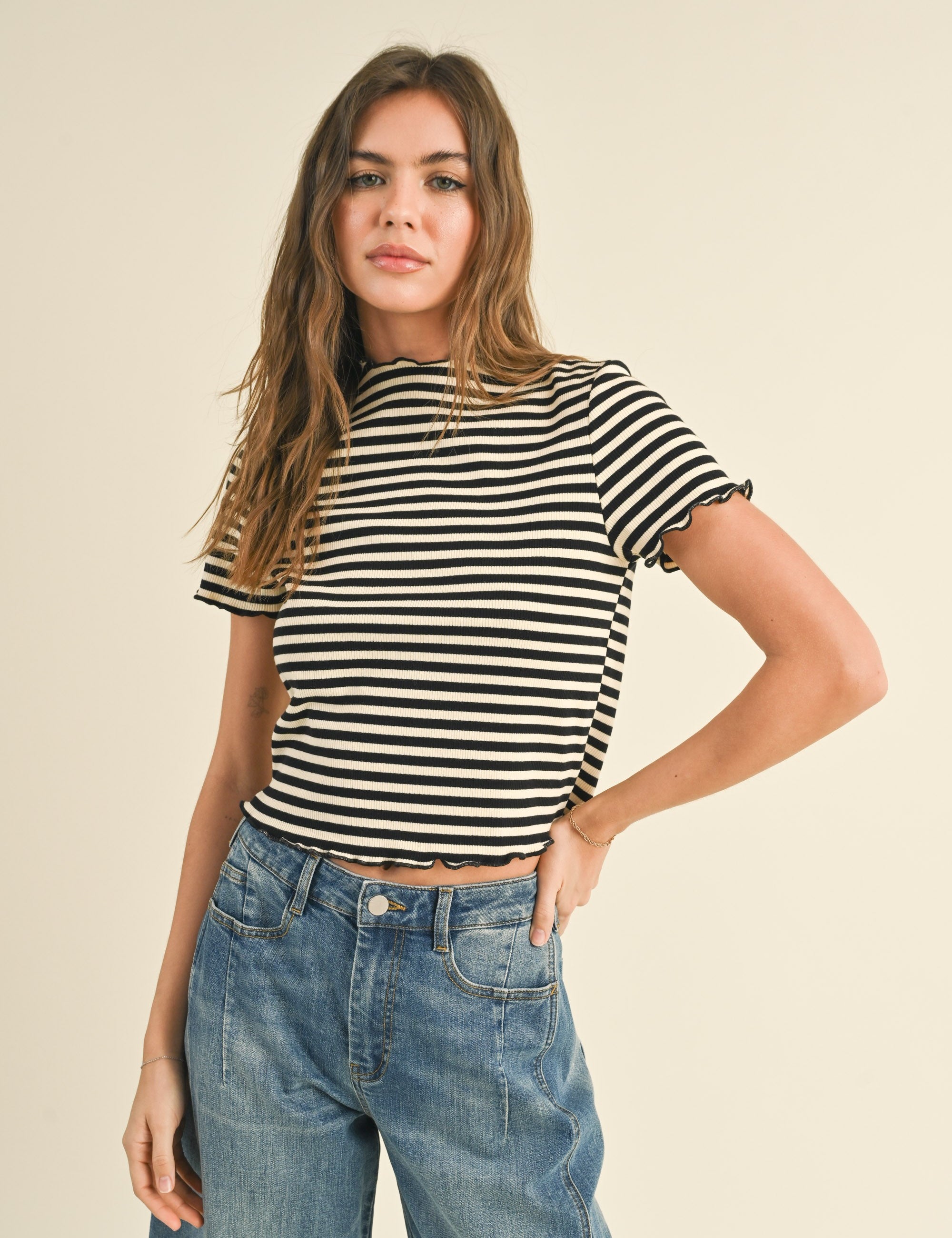 All Seasons Stripe Tee - alldeserved.com