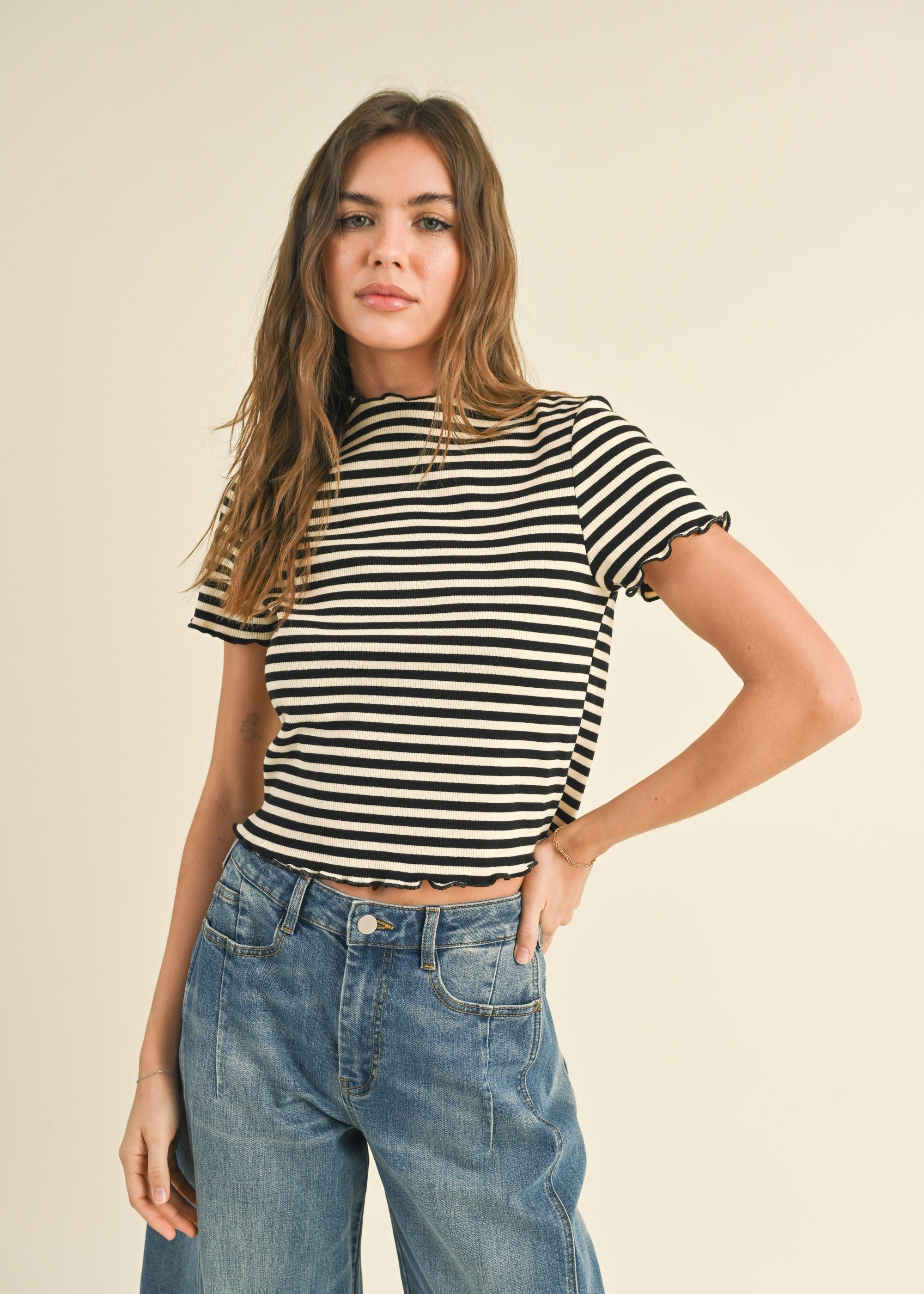 All Seasons Stripe Tee - alldeserved.com