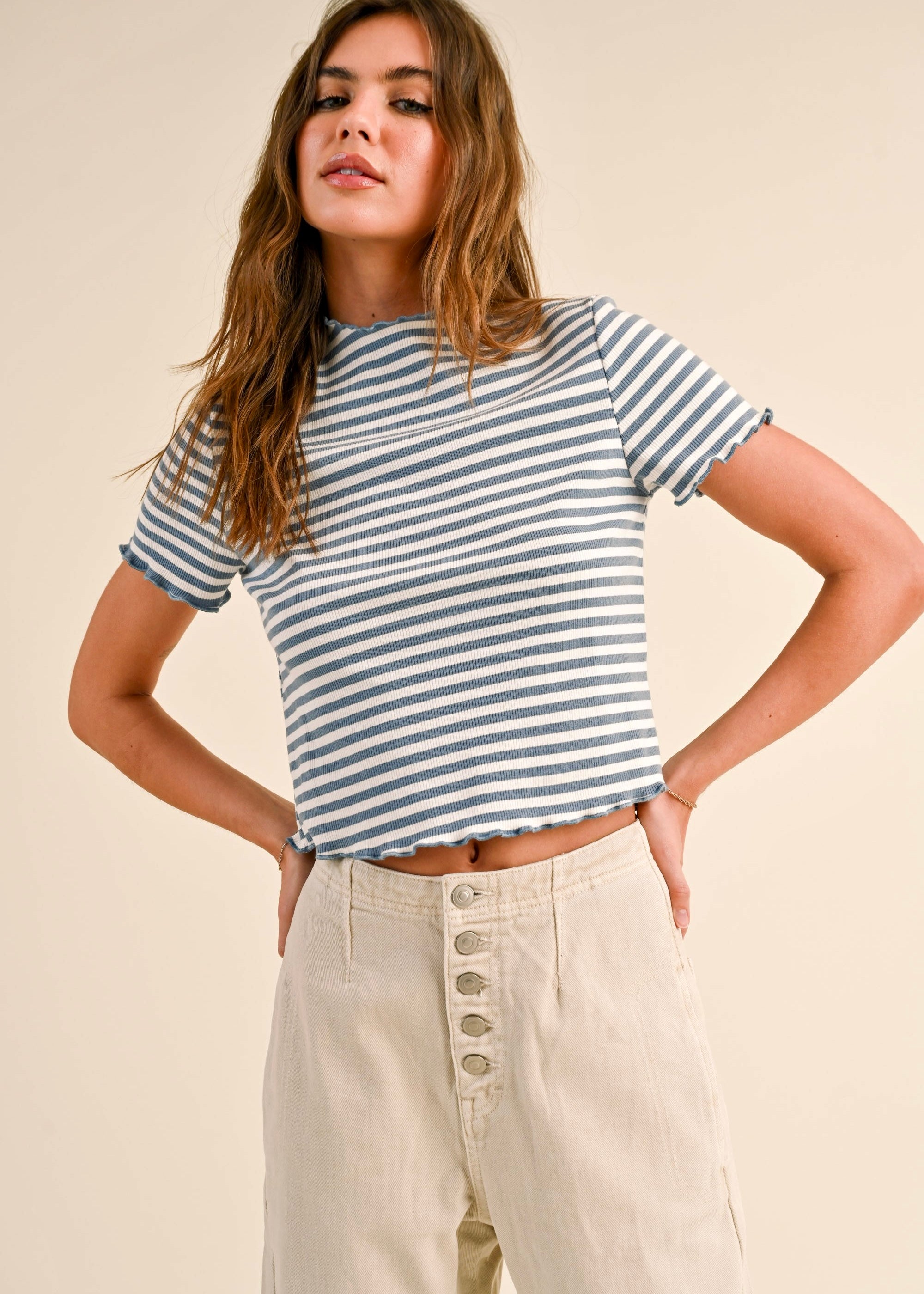 All Seasons Stripe Tee - alldeserved.com