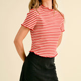 All Seasons Stripe Tee - alldeserved.com
