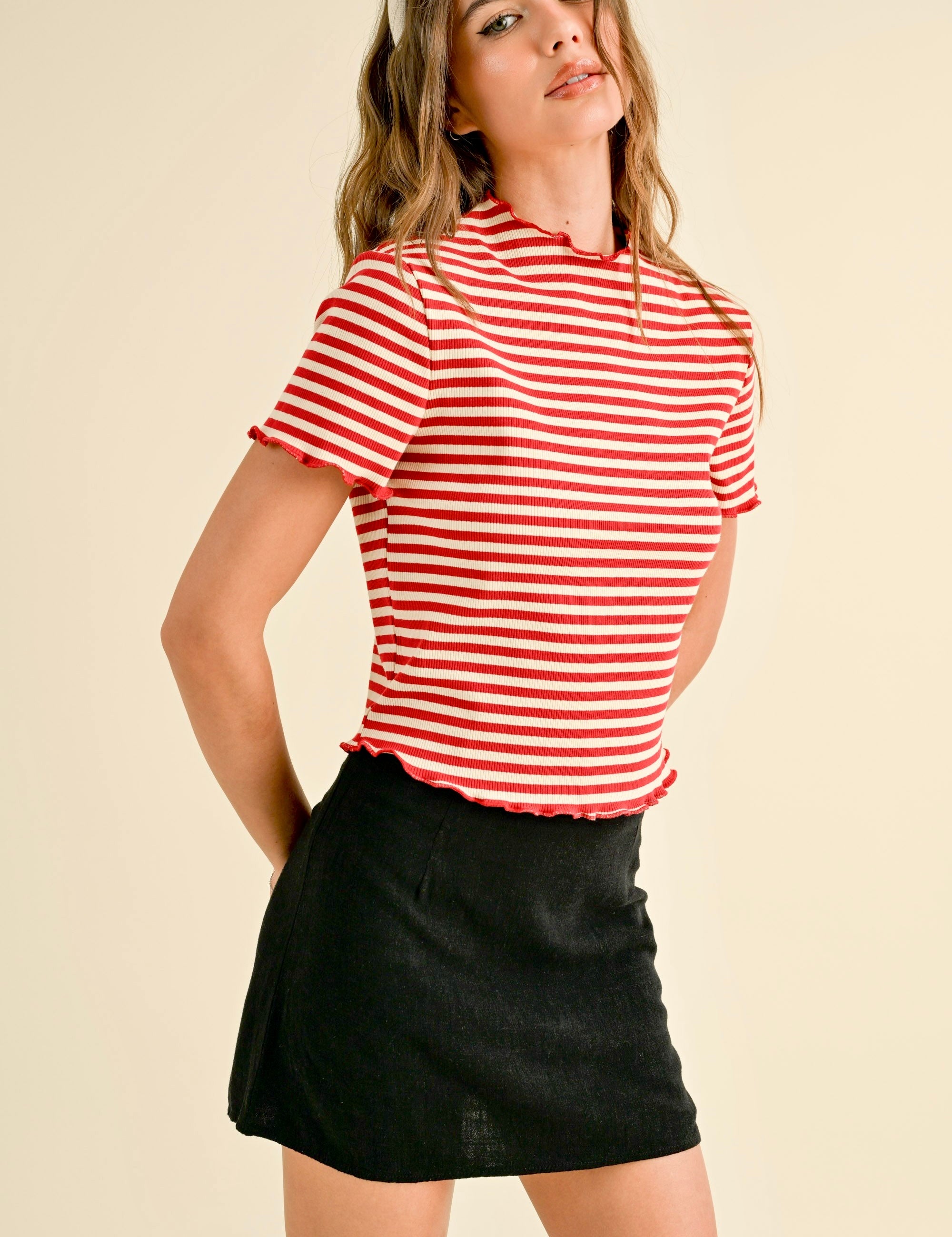 All Seasons Stripe Tee - alldeserved.com