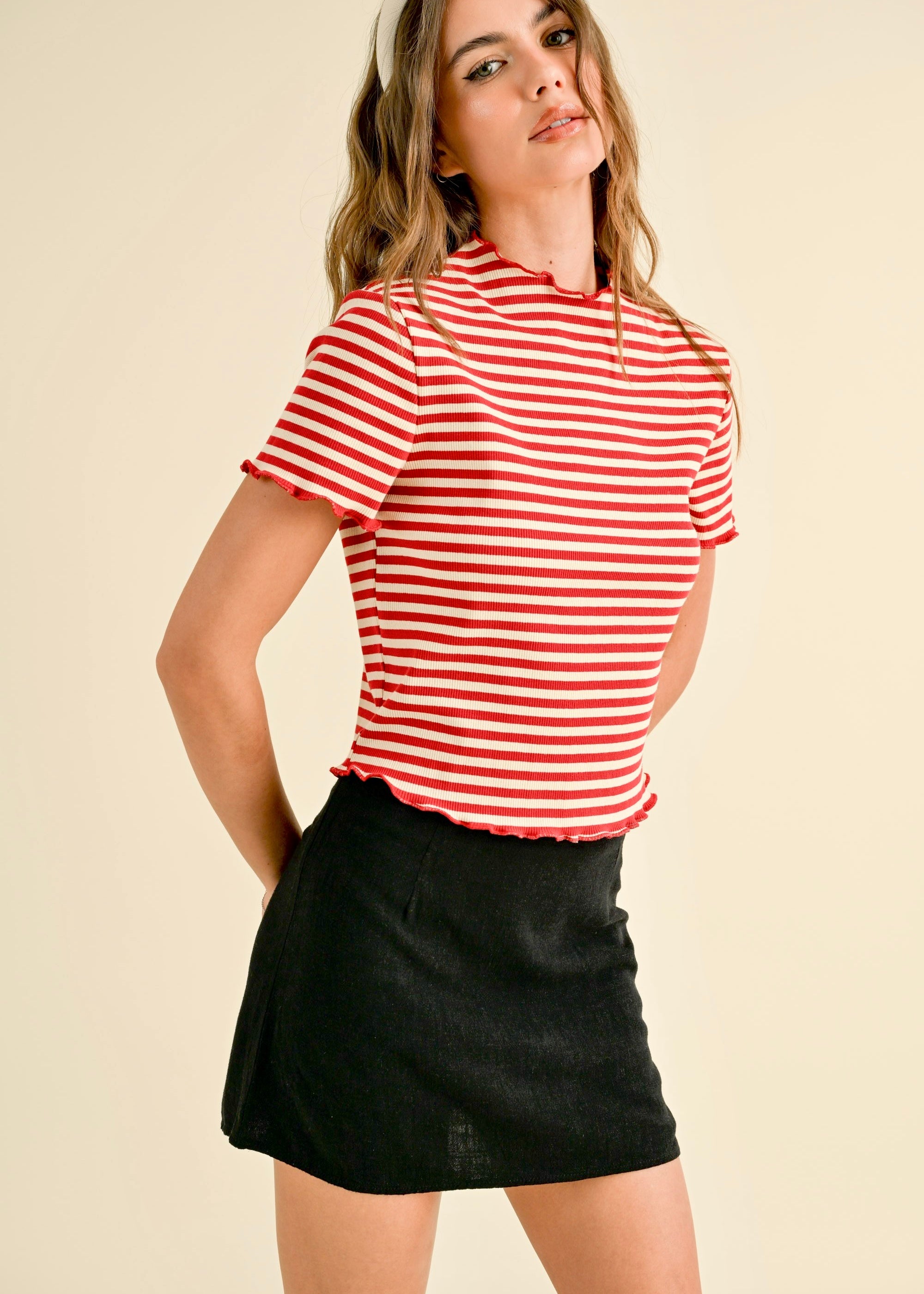 All Seasons Stripe Tee - alldeserved.com
