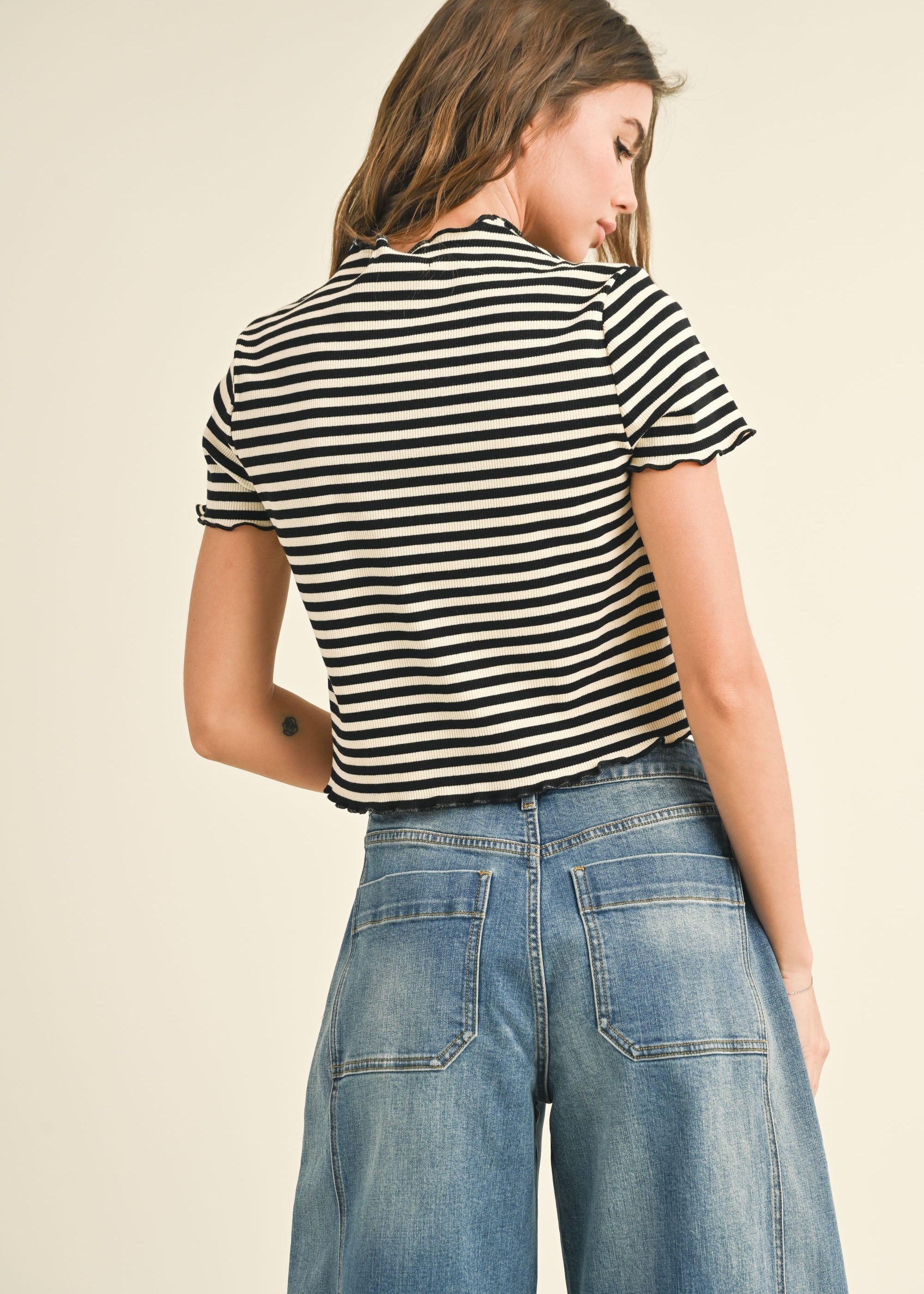 All Seasons Stripe Tee - alldeserved.com
