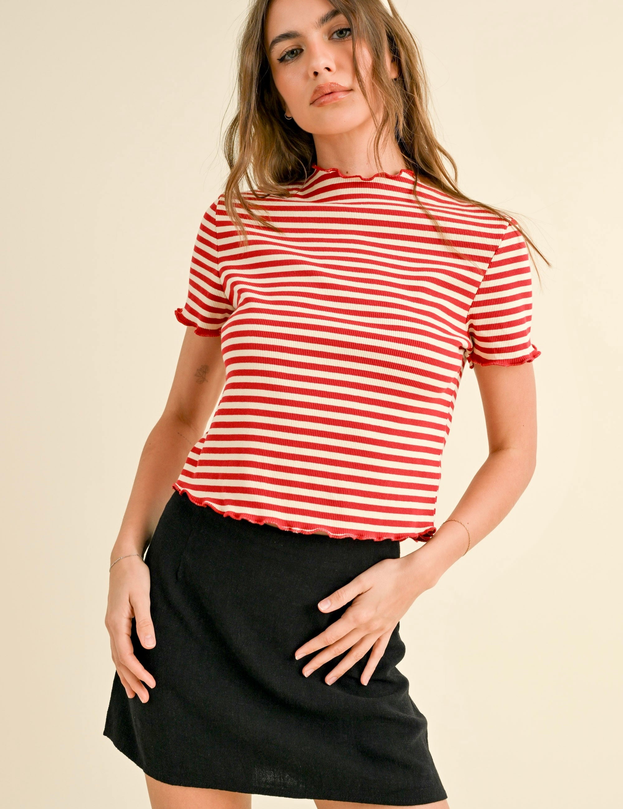 All Seasons Stripe Tee - alldeserved.com
