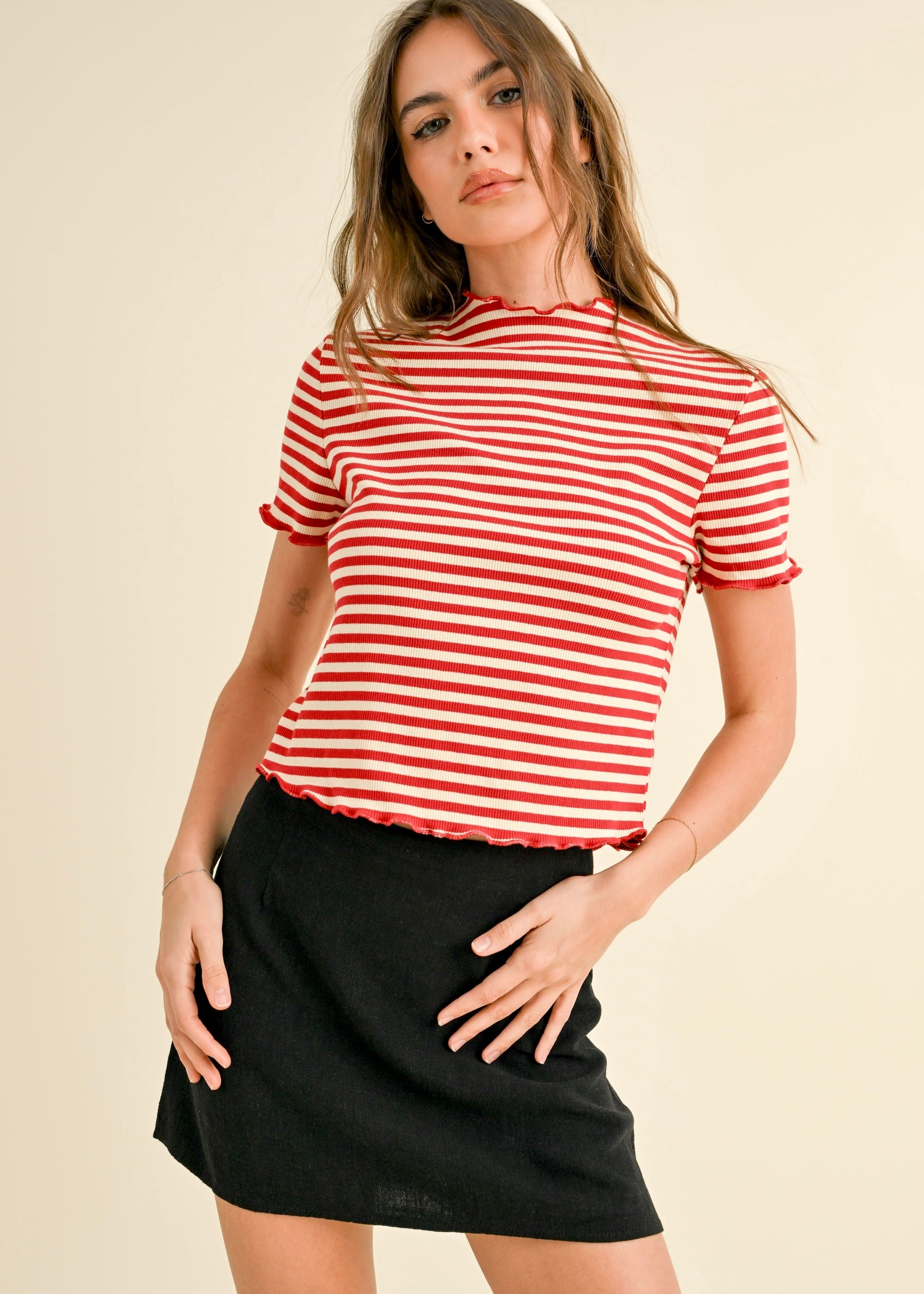 All Seasons Stripe Tee - alldeserved.com