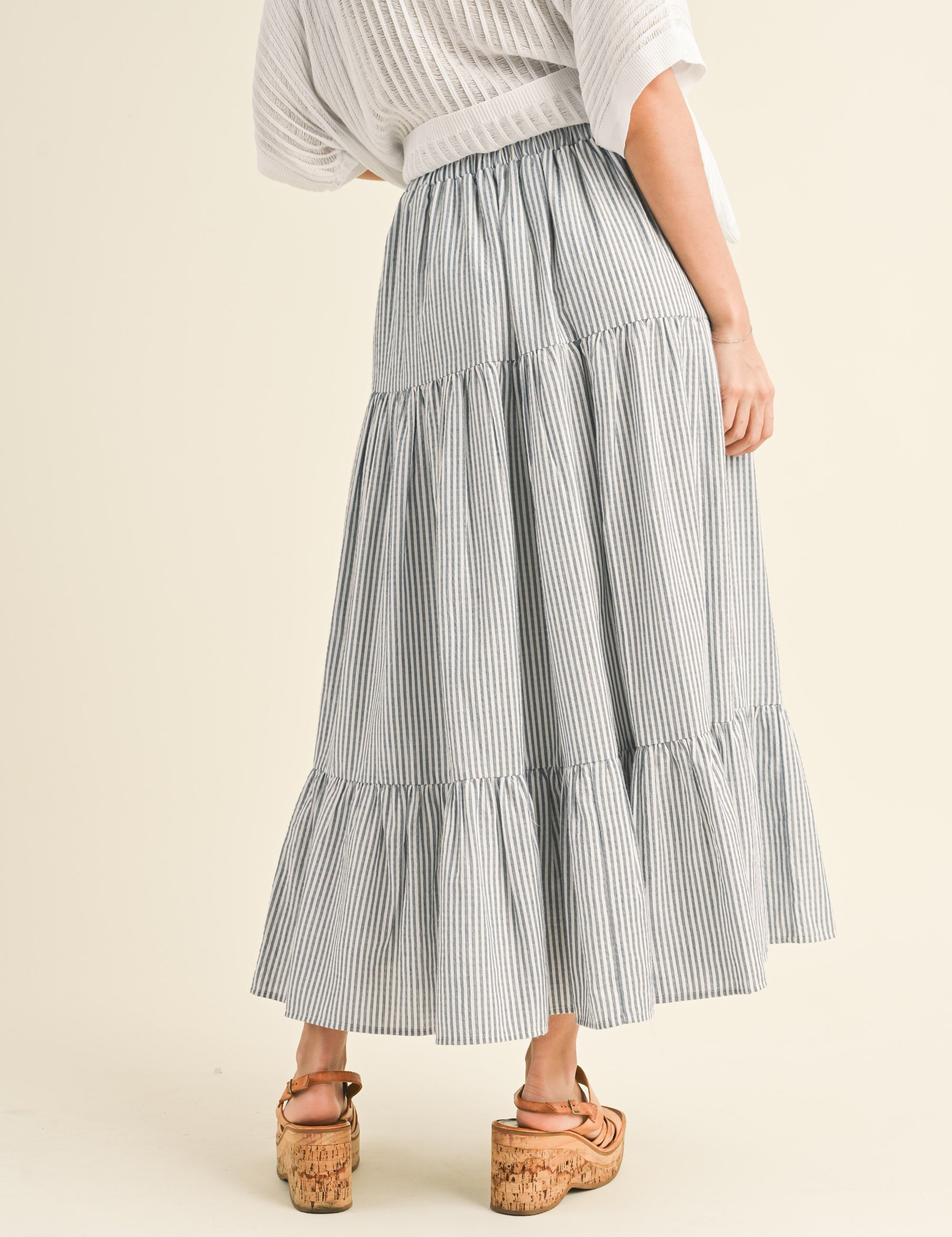 Dolce Vita Bohemian Tiered Skirt - alldeserved.com