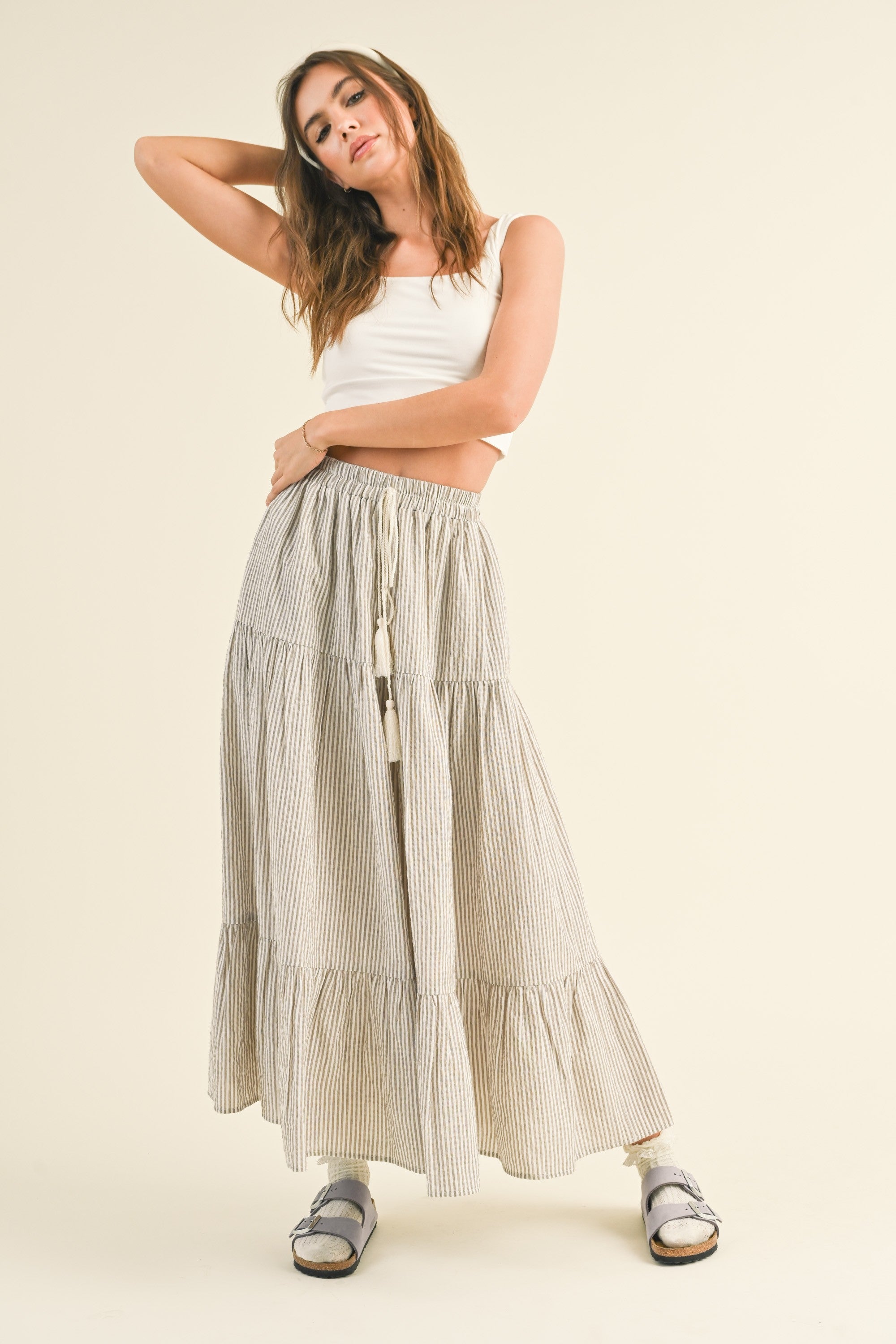 Dolce Vita Bohemian Tiered Skirt - alldeserved.com