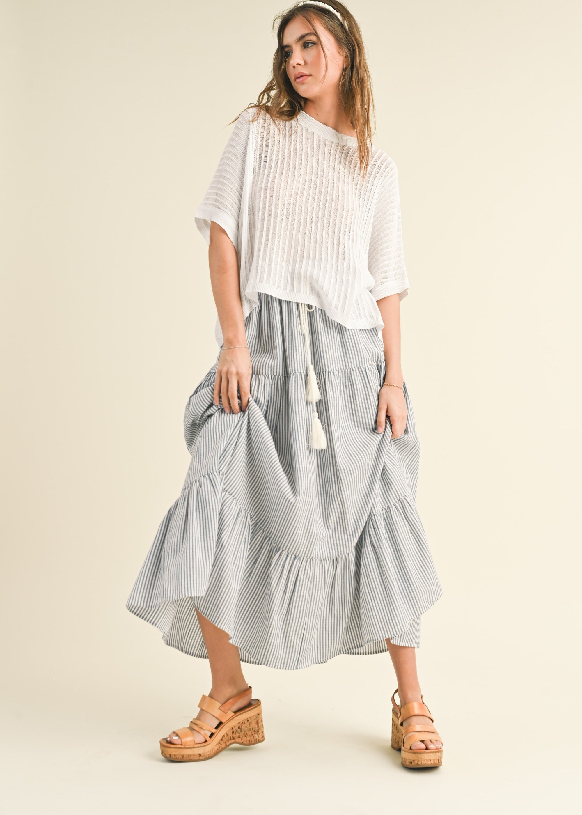 Dolce Vita Bohemian Tiered Skirt - alldeserved.com