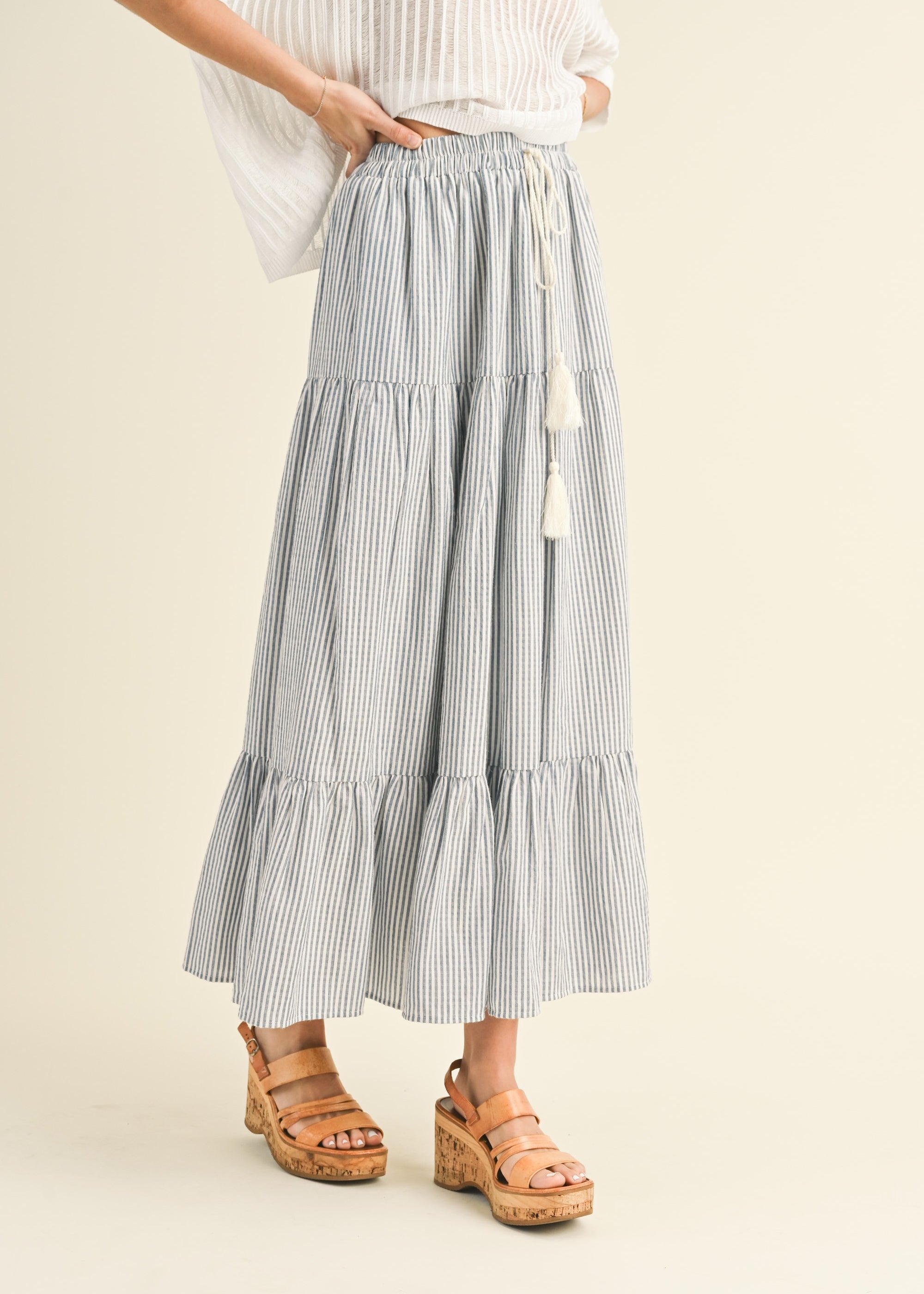 Dolce Vita Bohemian Tiered Skirt - alldeserved.com