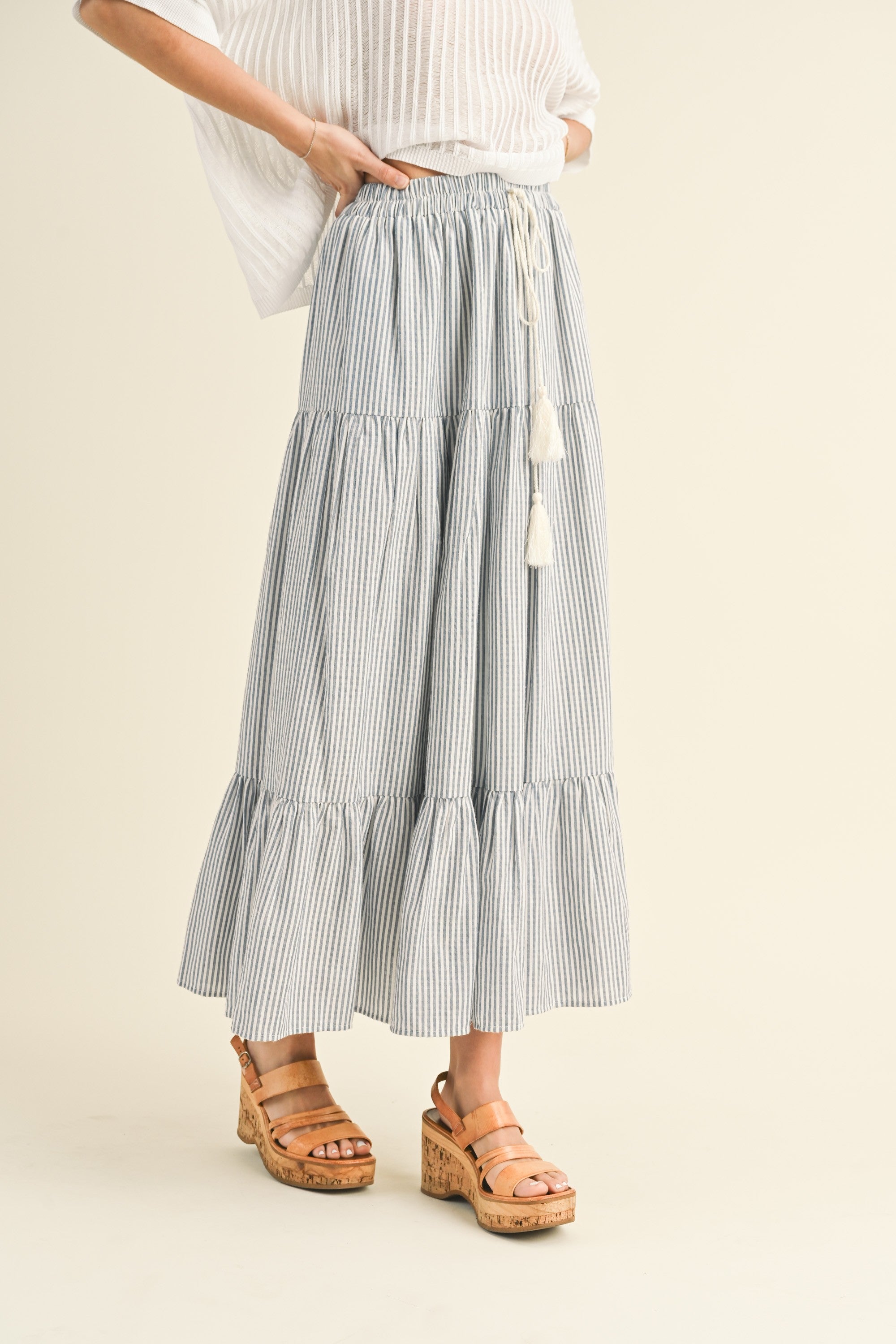 Dolce Vita Bohemian Tiered Skirt - alldeserved.com