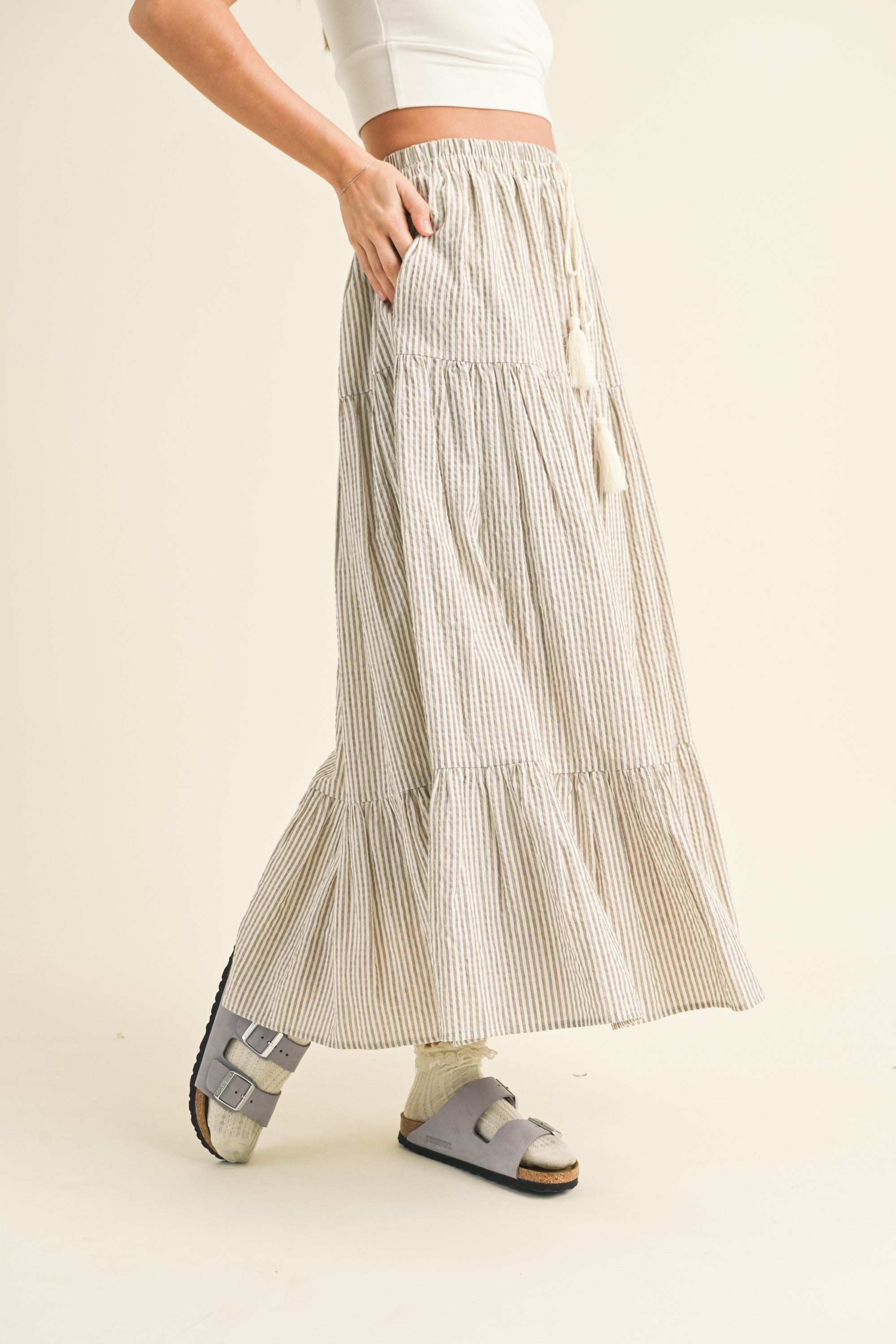 Dolce Vita Bohemian Tiered Skirt - alldeserved.com