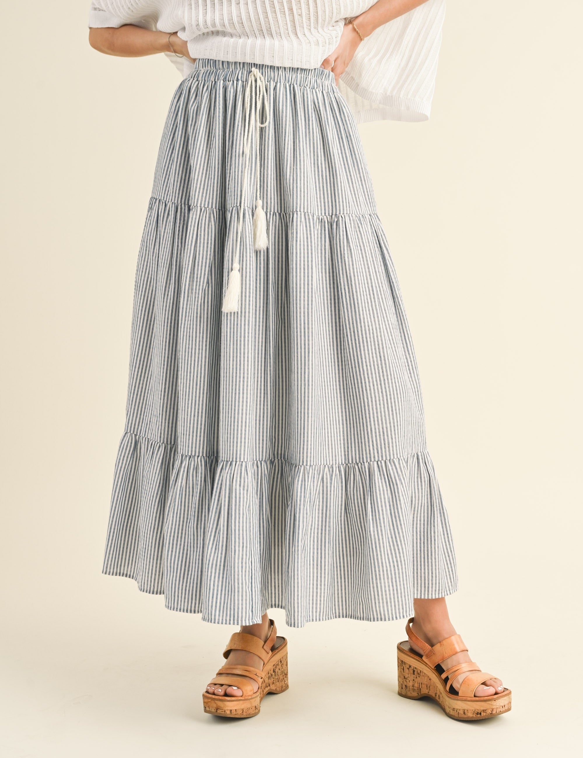 Dolce Vita Bohemian Tiered Skirt - alldeserved.com