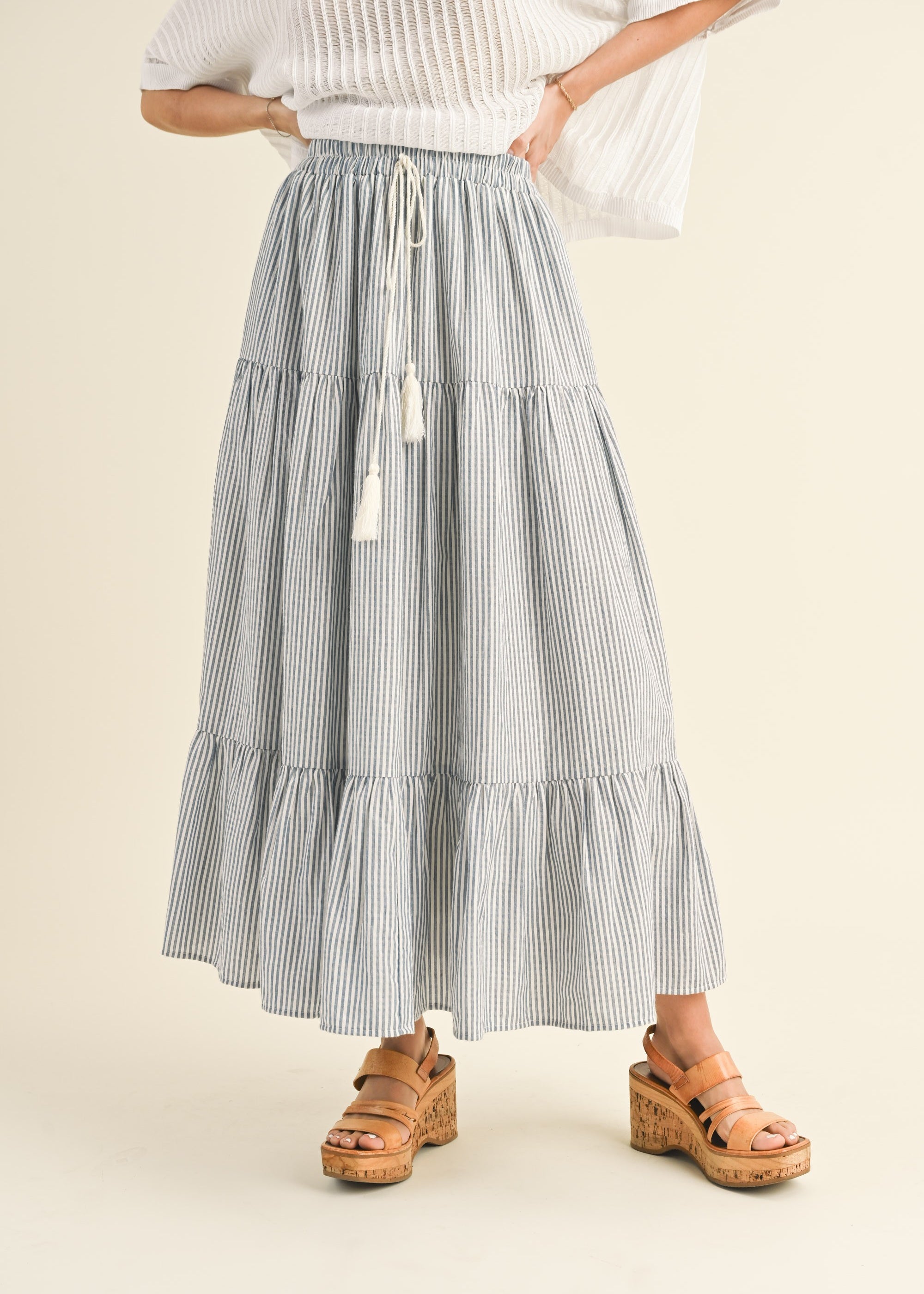 Dolce Vita Bohemian Tiered Skirt - alldeserved.com