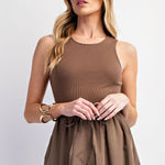 Tank Top Barrel Midi Dress - alldeserved.com