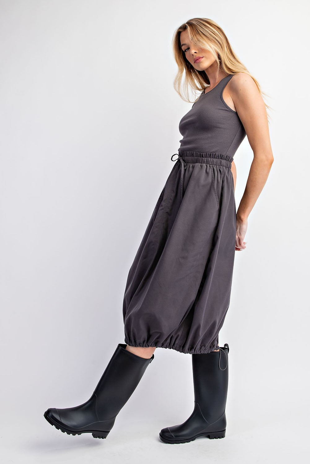 Tank Top Barrel Midi Dress - alldeserved.com