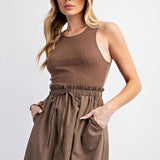 Tank Top Barrel Midi Dress - alldeserved.com