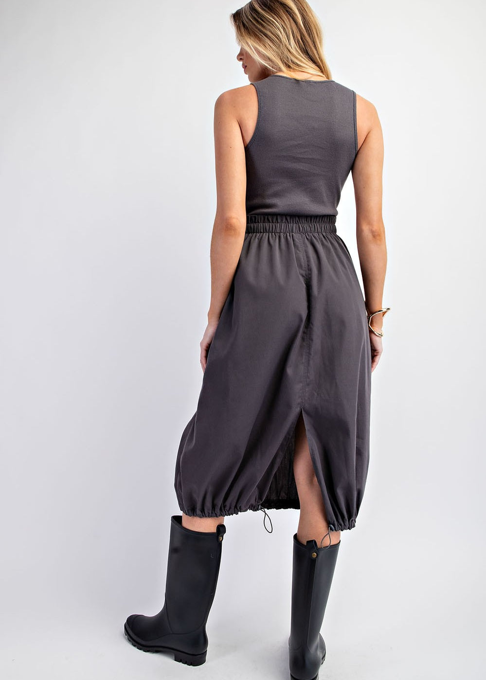 Tank Top Barrel Midi Dress - alldeserved.com