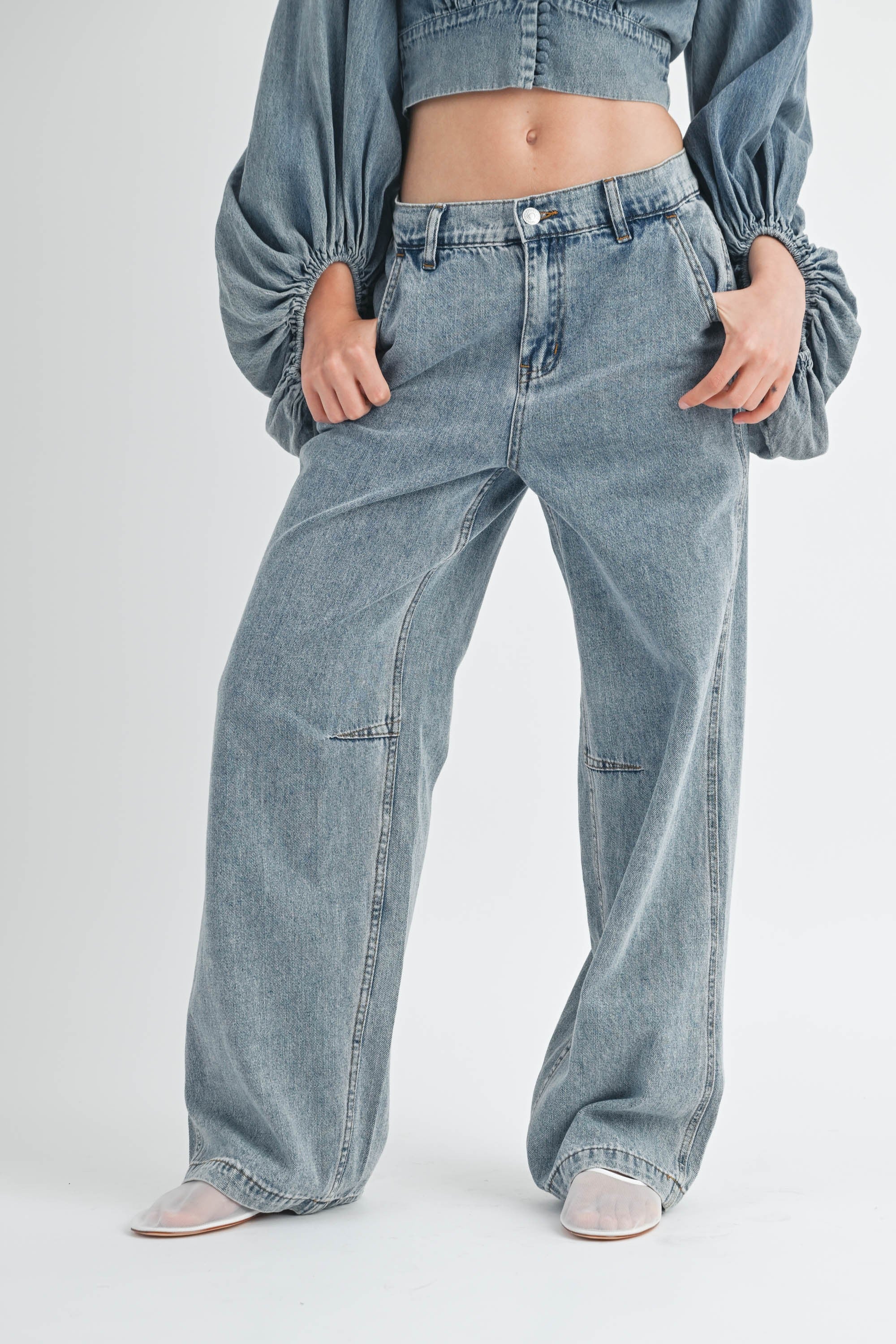 The Vibe Low Rise Wide Leg Jeans - alldeserved.com