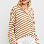 Blanche Oversized Striped Sweatshirt - alldeserved.com