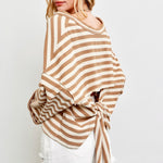 Blanche Oversized Striped Sweatshirt - alldeserved.com