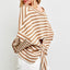 Blanche Oversized Striped Sweatshirt - alldeserved.com