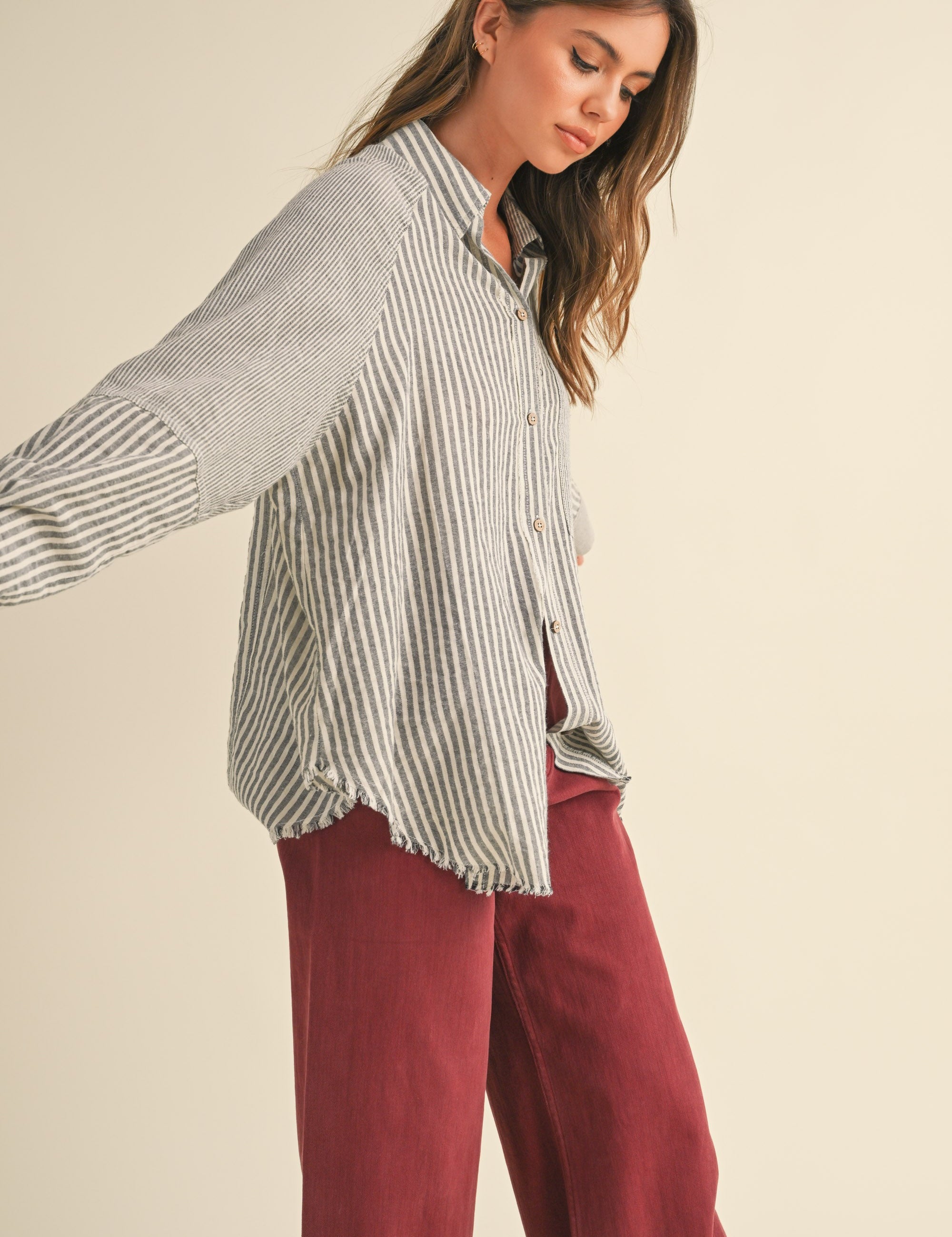 Soft Stripes Cotton Shirt - alldeserved.com