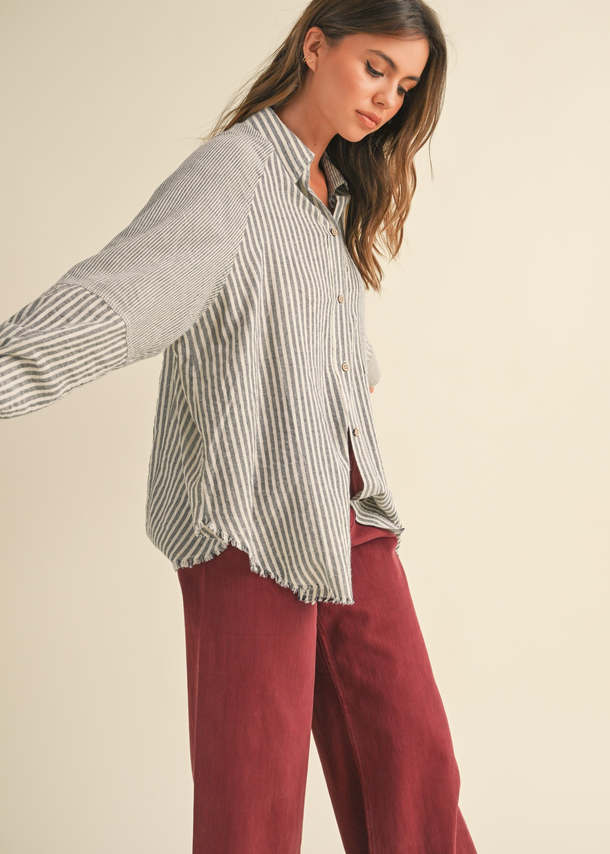 Soft Stripes Cotton Shirt - alldeserved.com