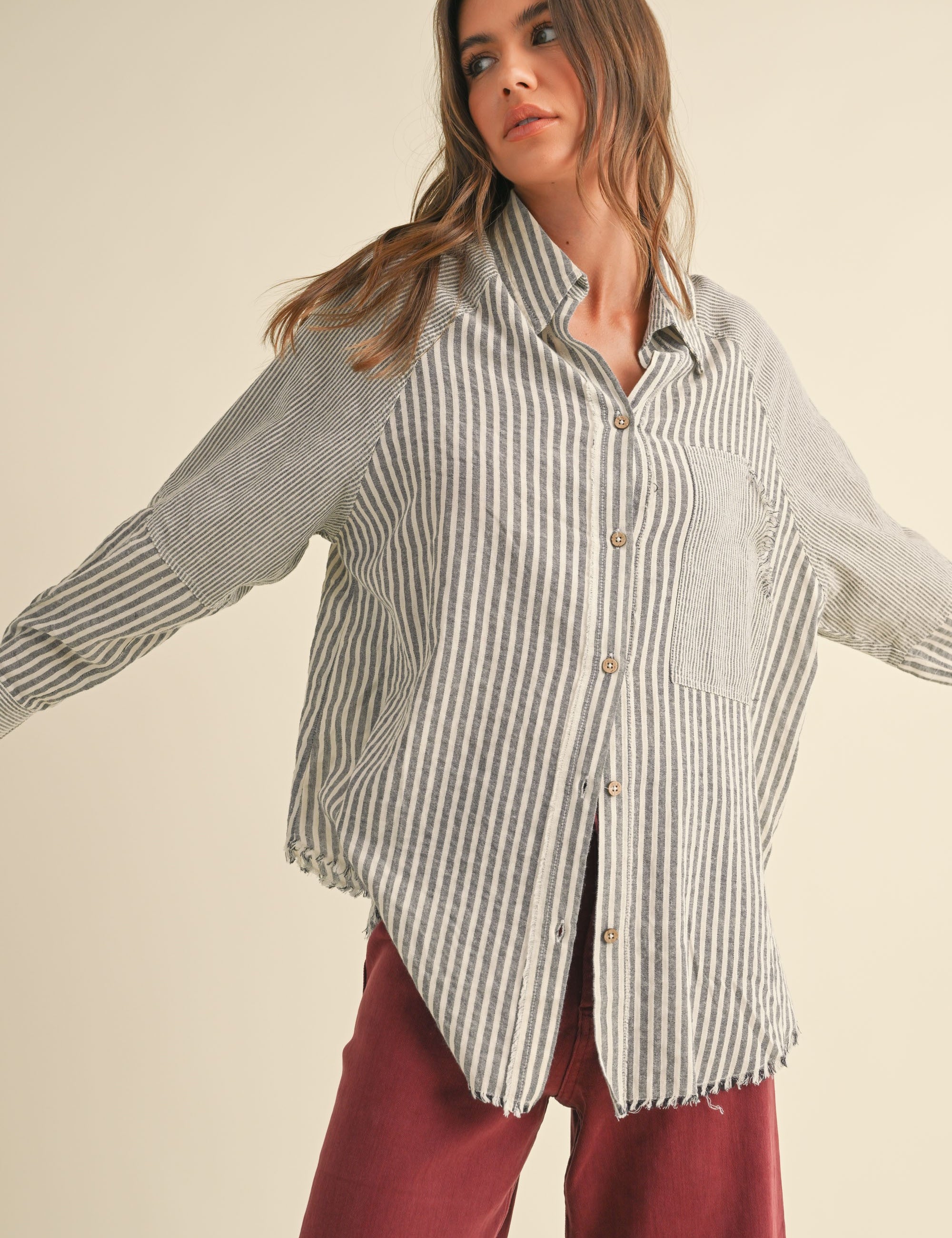 Soft Stripes Cotton Shirt - alldeserved.com