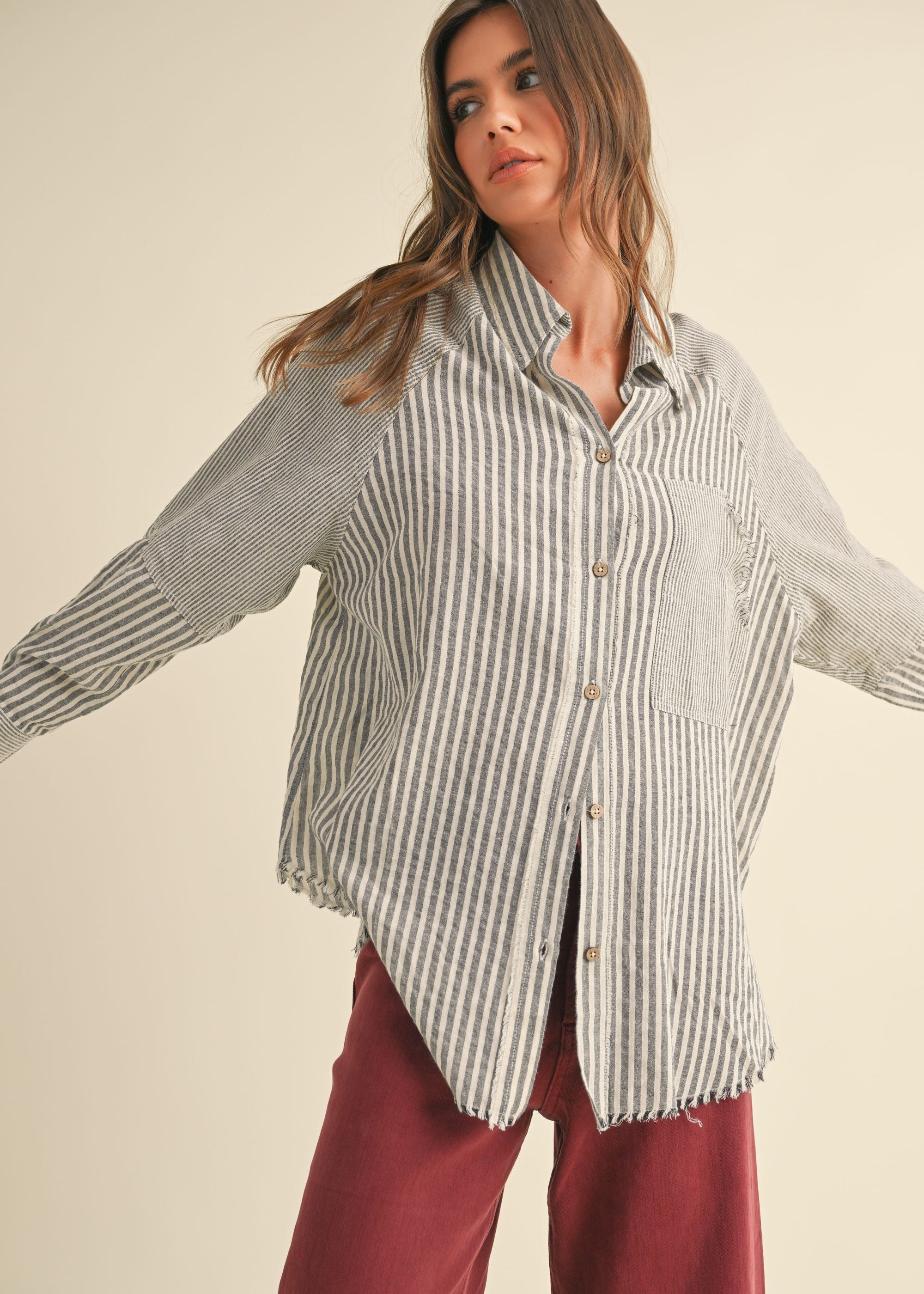 Soft Stripes Cotton Shirt - alldeserved.com