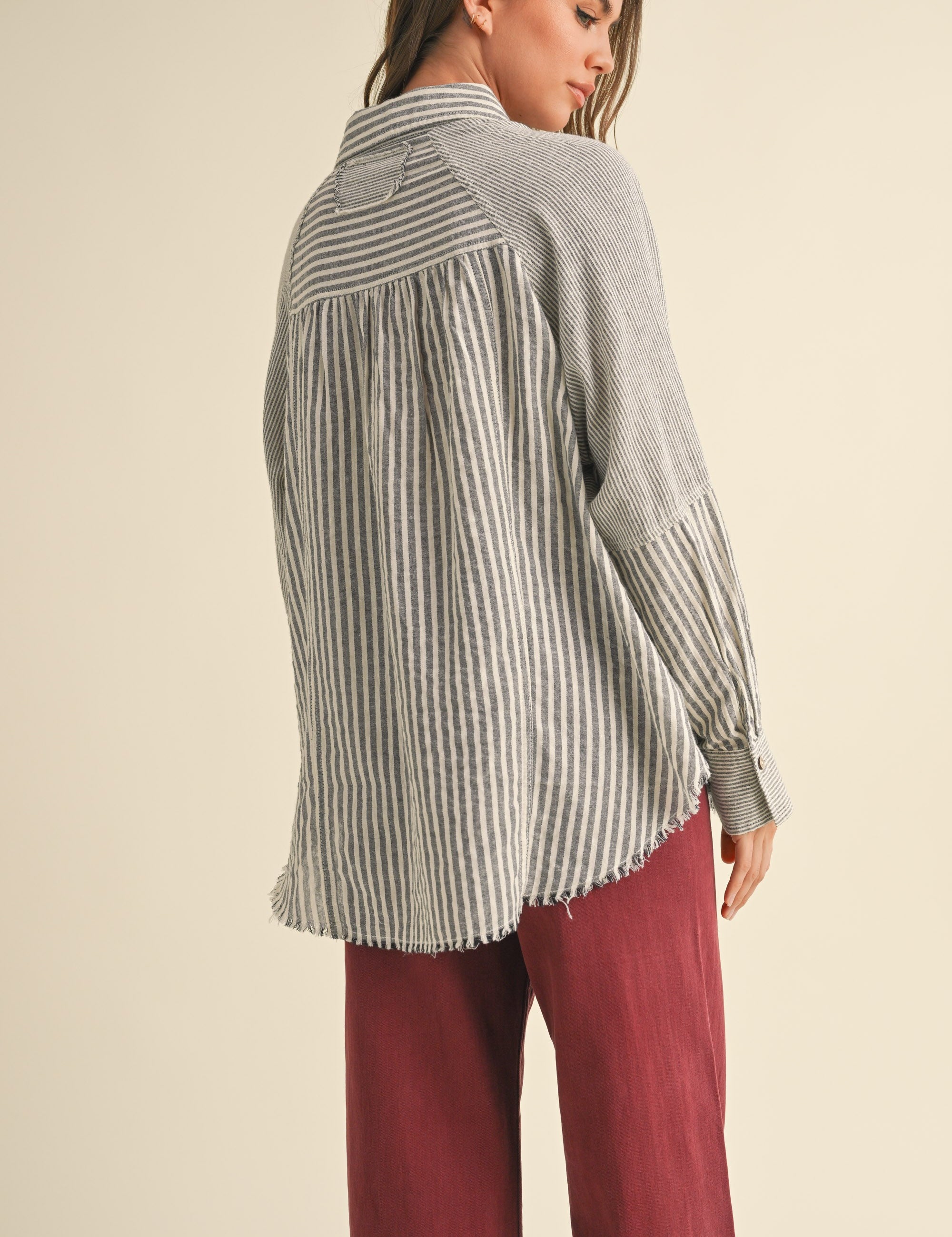 Soft Stripes Cotton Shirt - alldeserved.com