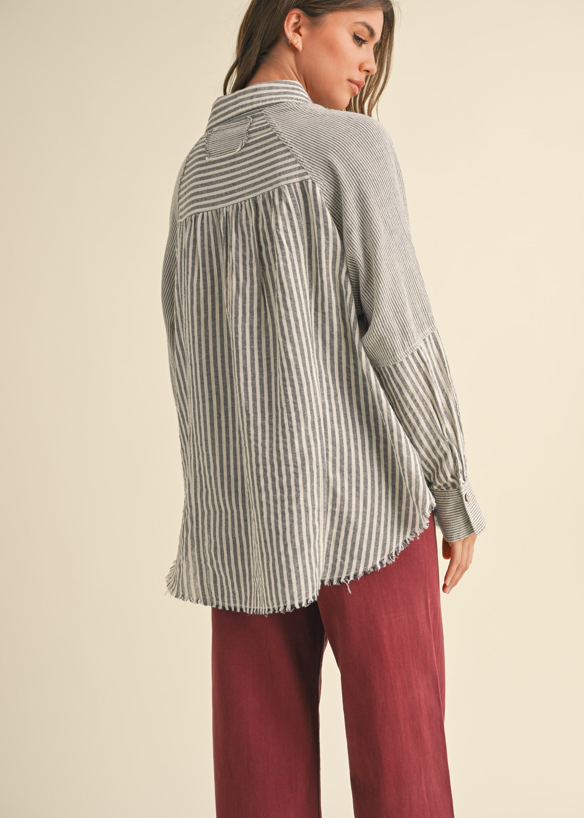Soft Stripes Cotton Shirt - alldeserved.com