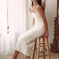 Reform Denim Bodycon Midi Dress - alldeserved.com