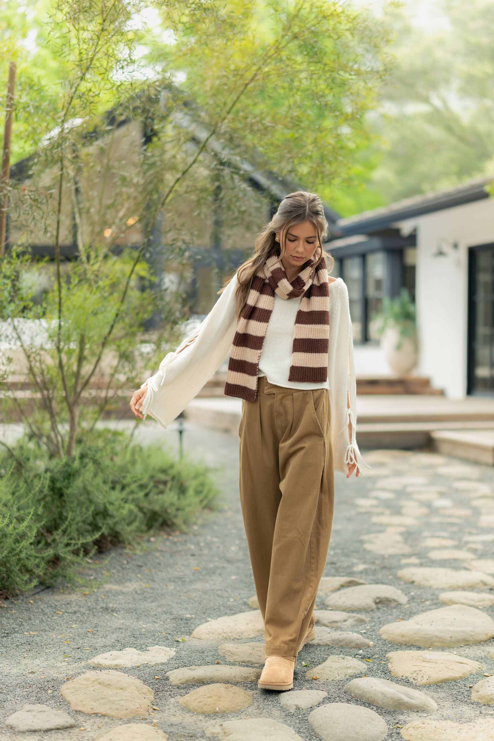 Nash Wide-Leg Pleated Pants - alldeserved.com
