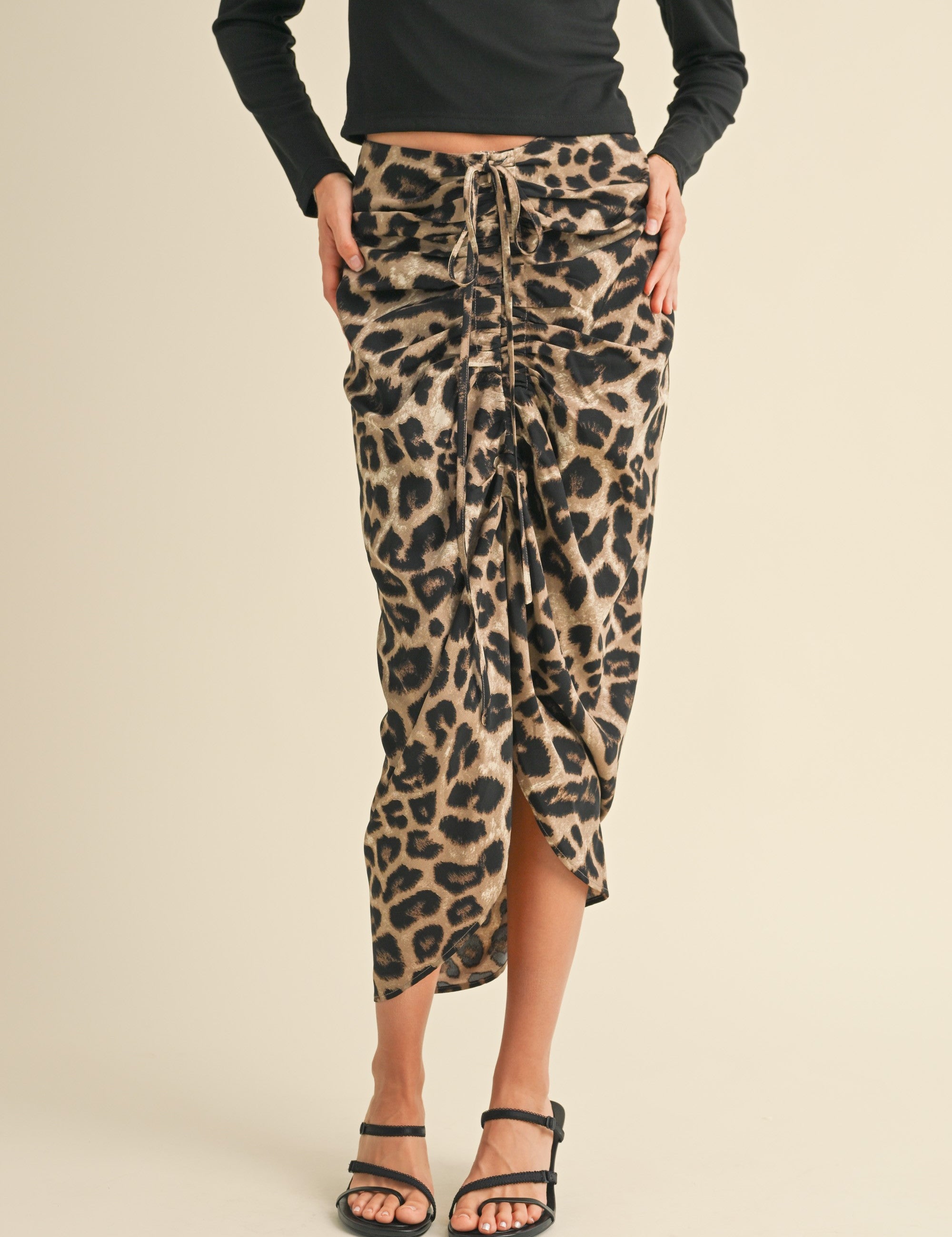 Leopard Print Pencil Skirt - alldeserved.com