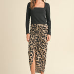 Leopard Print Pencil Skirt - alldeserved.com