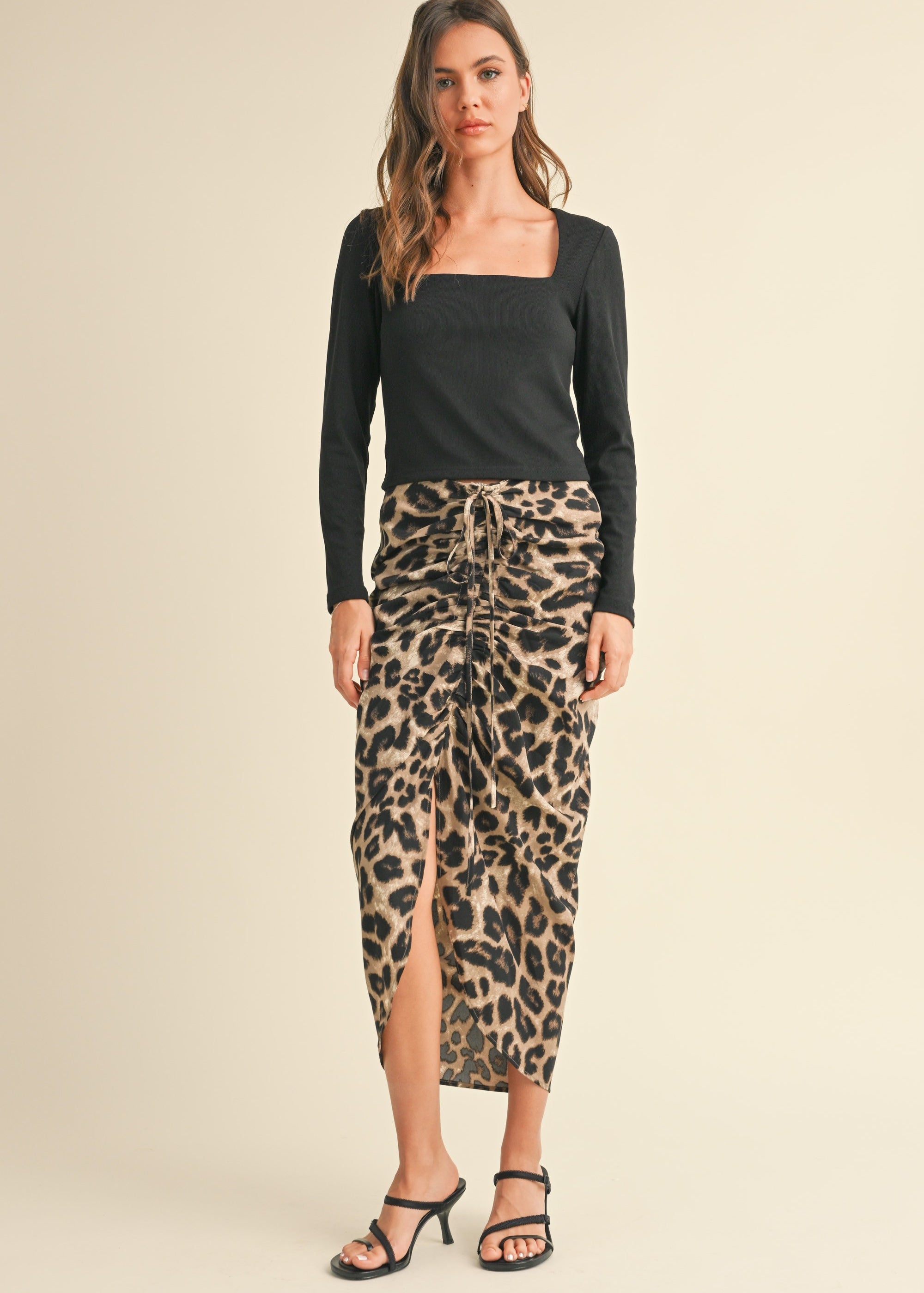Leopard Print Pencil Skirt - alldeserved.com