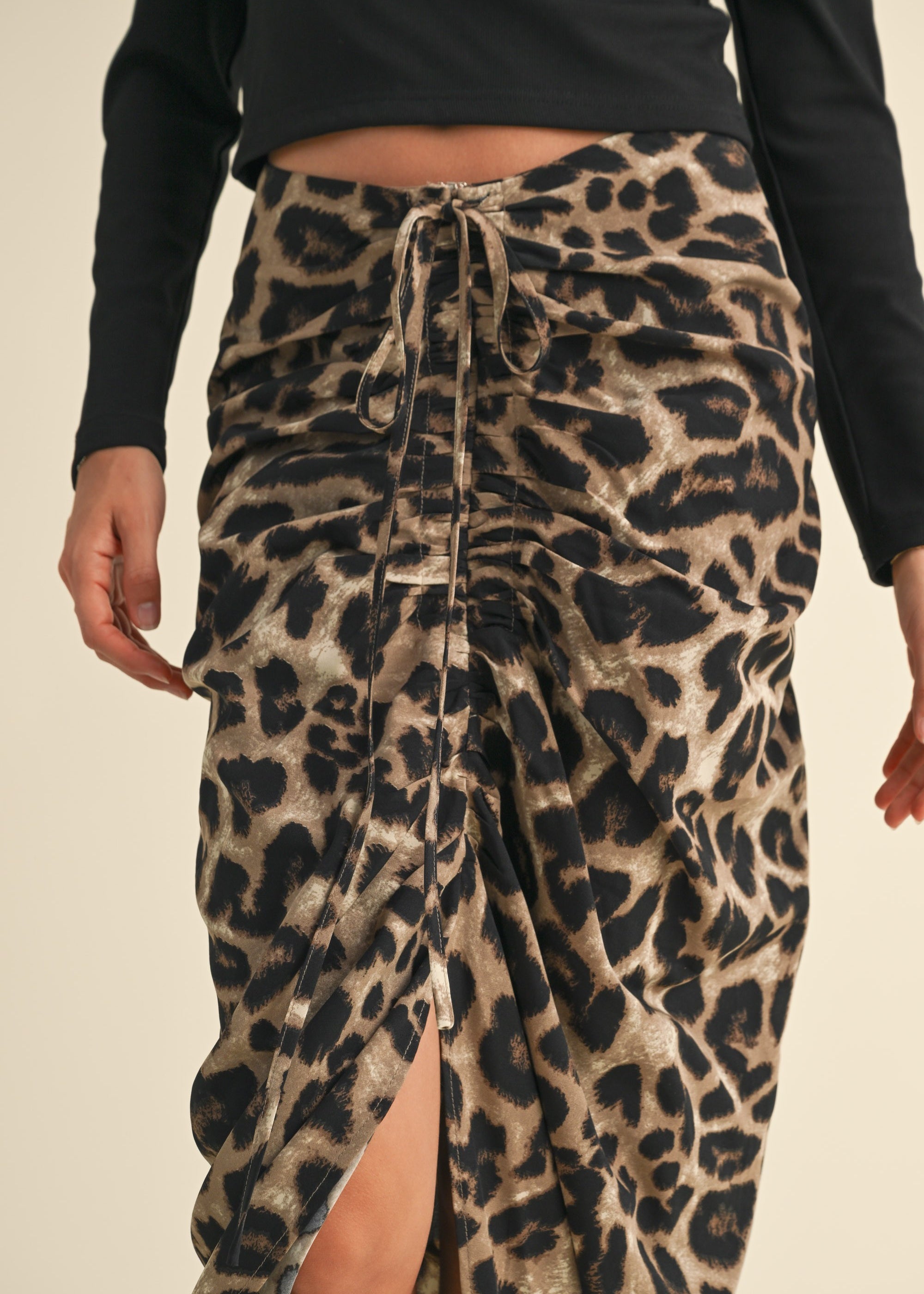 Leopard Print Pencil Skirt - alldeserved.com
