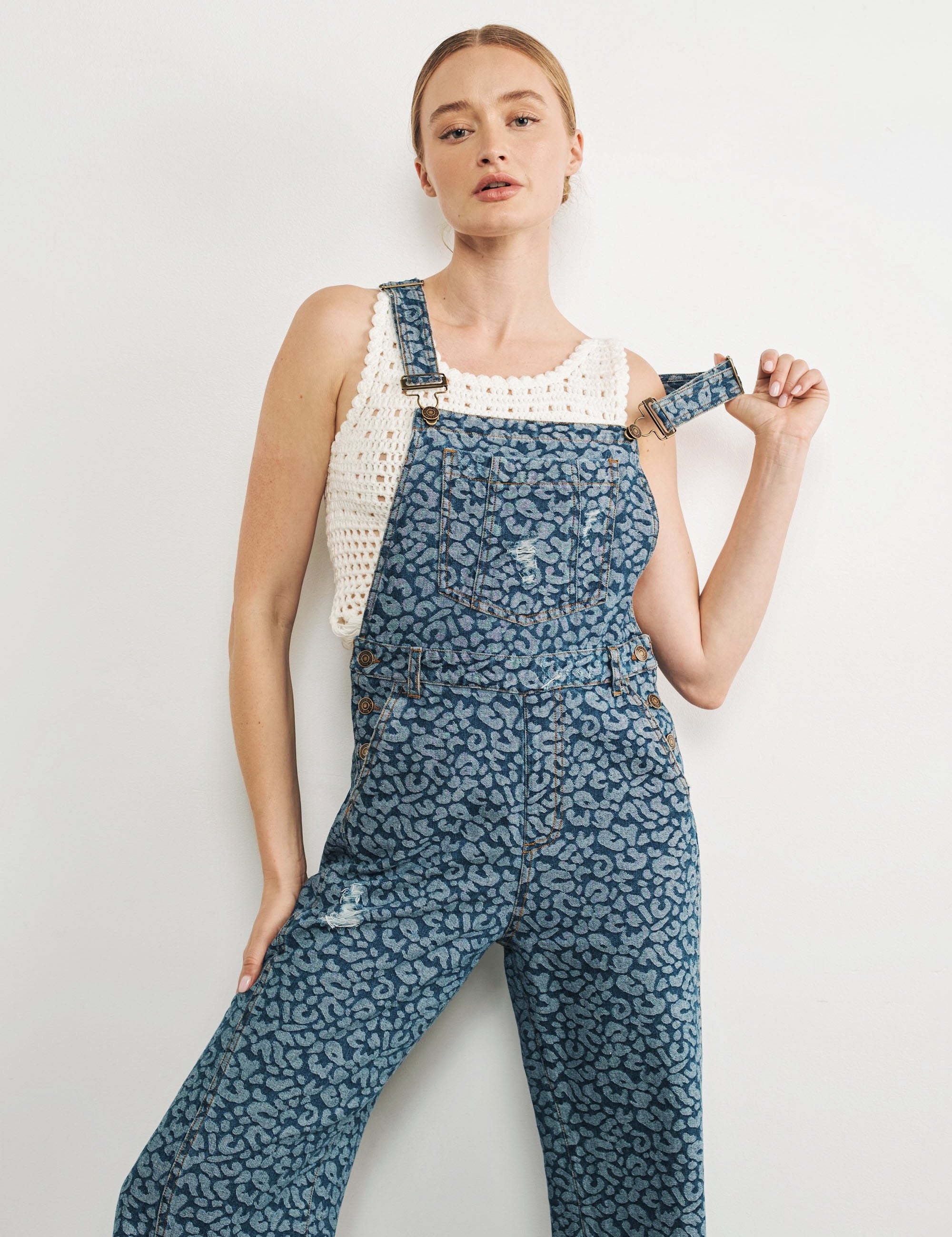 Urban Jungle Leopard Denim Overall - alldeserved.com