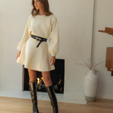 Obsessed Babydoll Sweater Dress - alldeserved.com