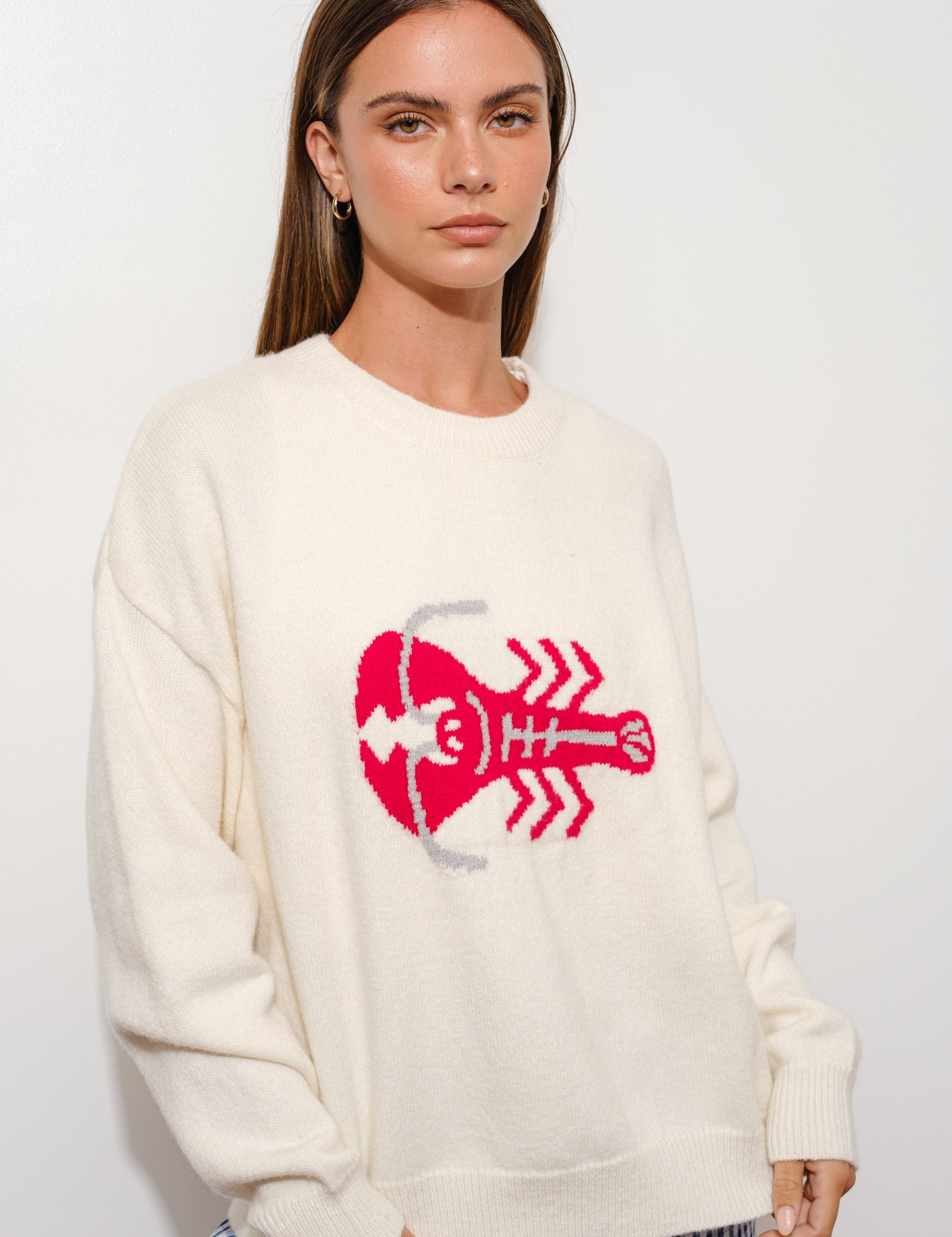 Coastal Lobster Knit Sweater - alldeserved.com