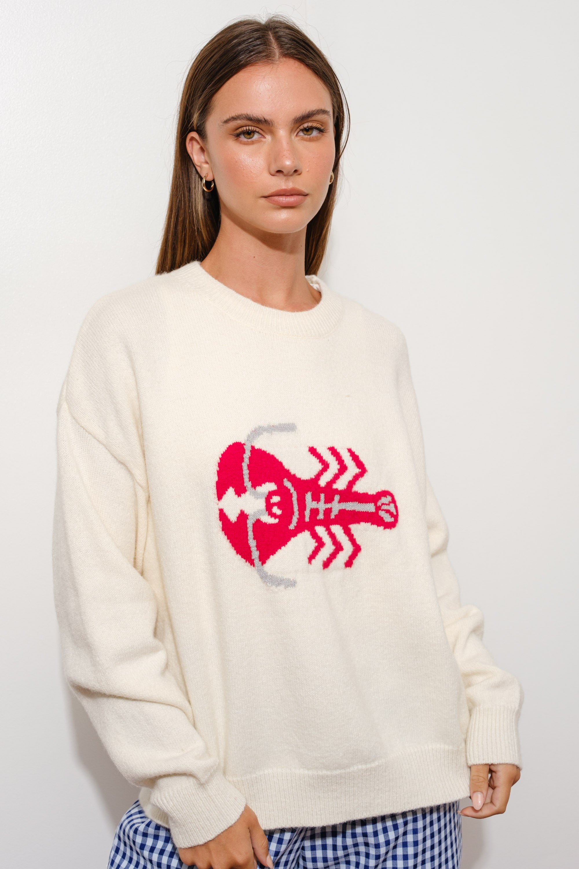 Coastal Lobster Knit Sweater - alldeserved.com