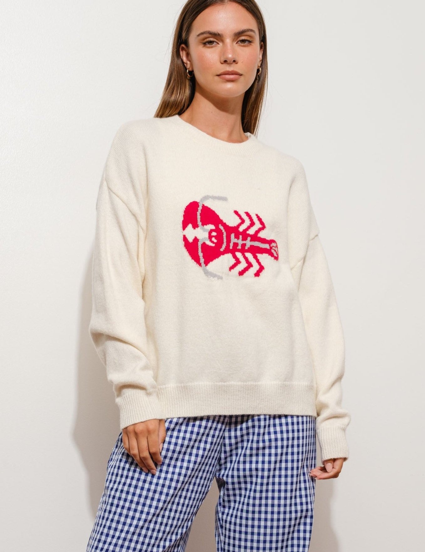 Coastal Lobster Knit Sweater - alldeserved.com
