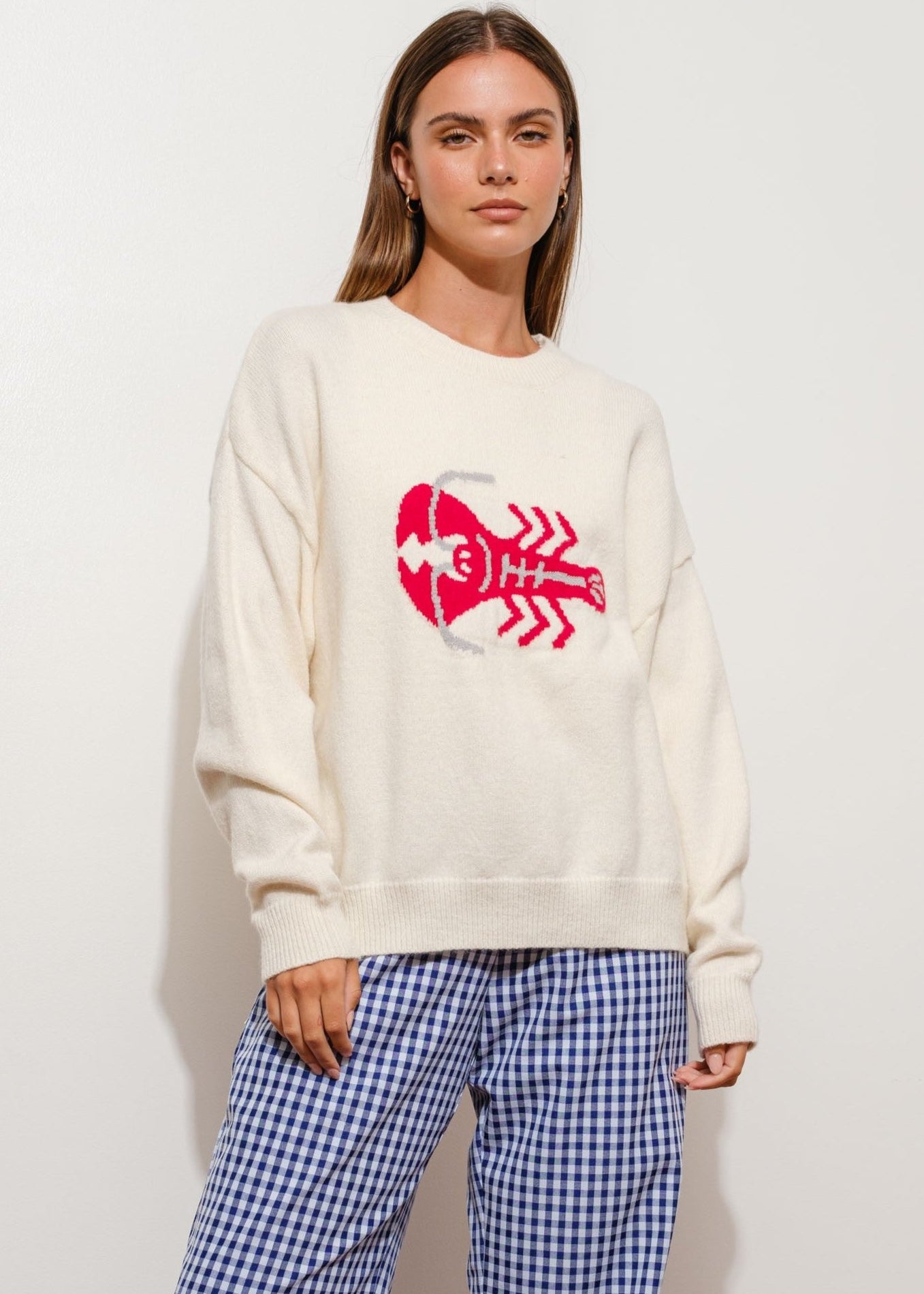 Coastal Lobster Knit Sweater - alldeserved.com