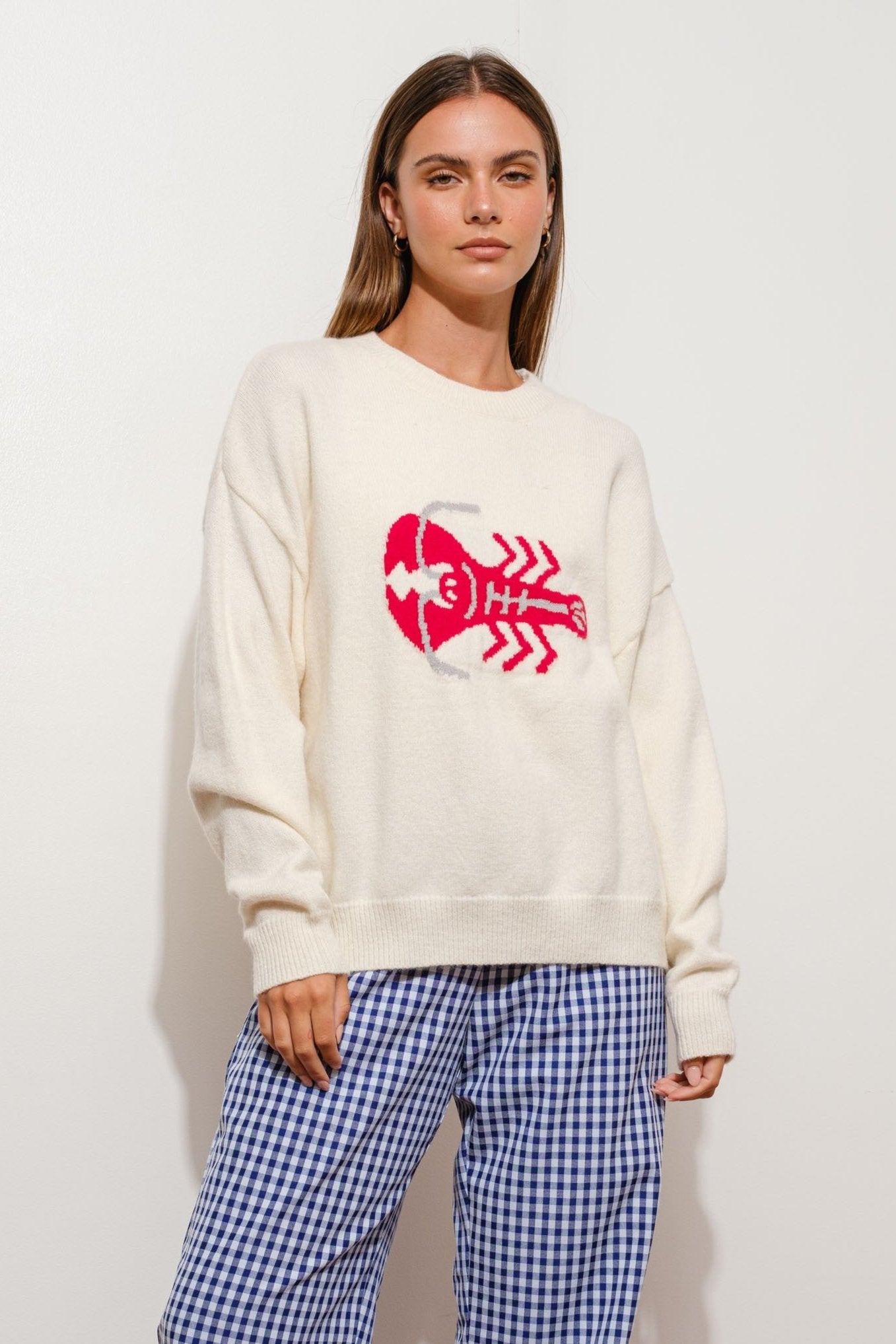 Coastal Lobster Knit Sweater - alldeserved.com