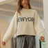New York Print Casual Sweater - alldeserved.com