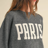 Paris Print Casual Sweater - alldeserved.com