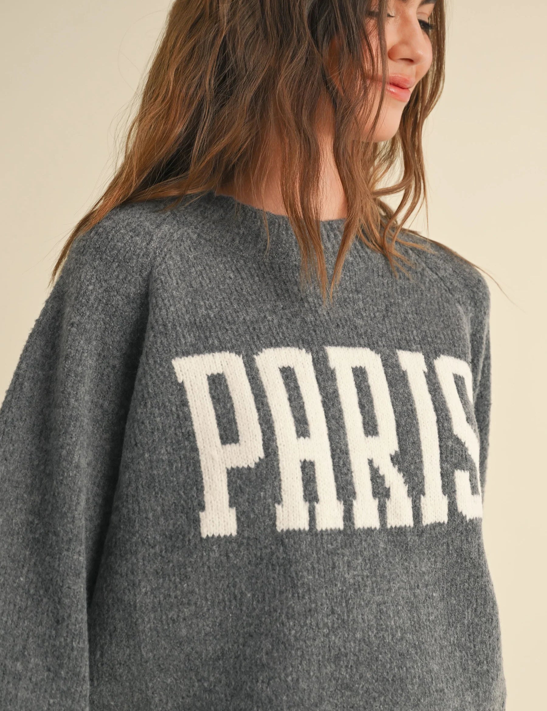 Paris Print Casual Sweater - alldeserved.com